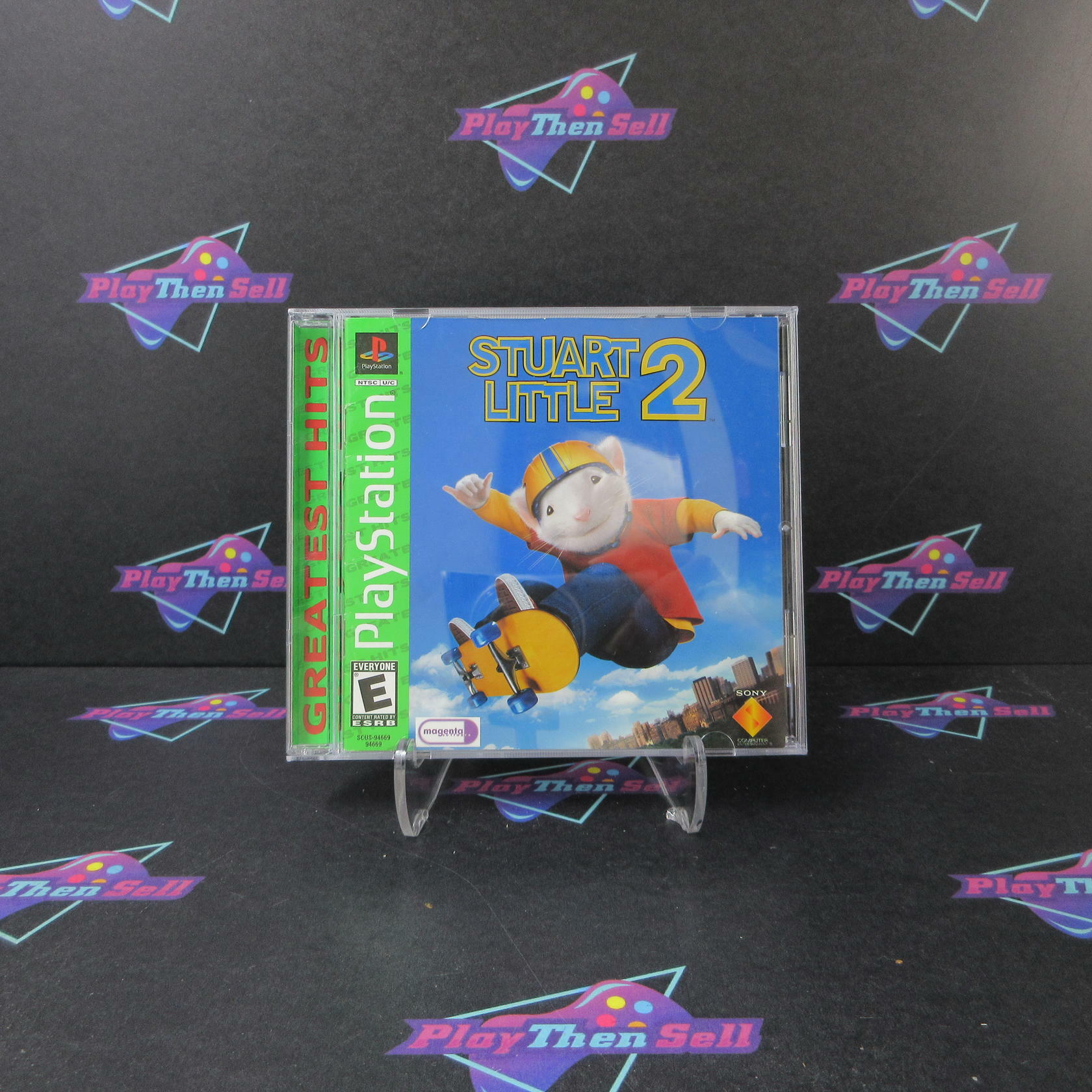 Stuart Little 2 GH PS1 PlayStation 1 MD Complete CIB - Very Good