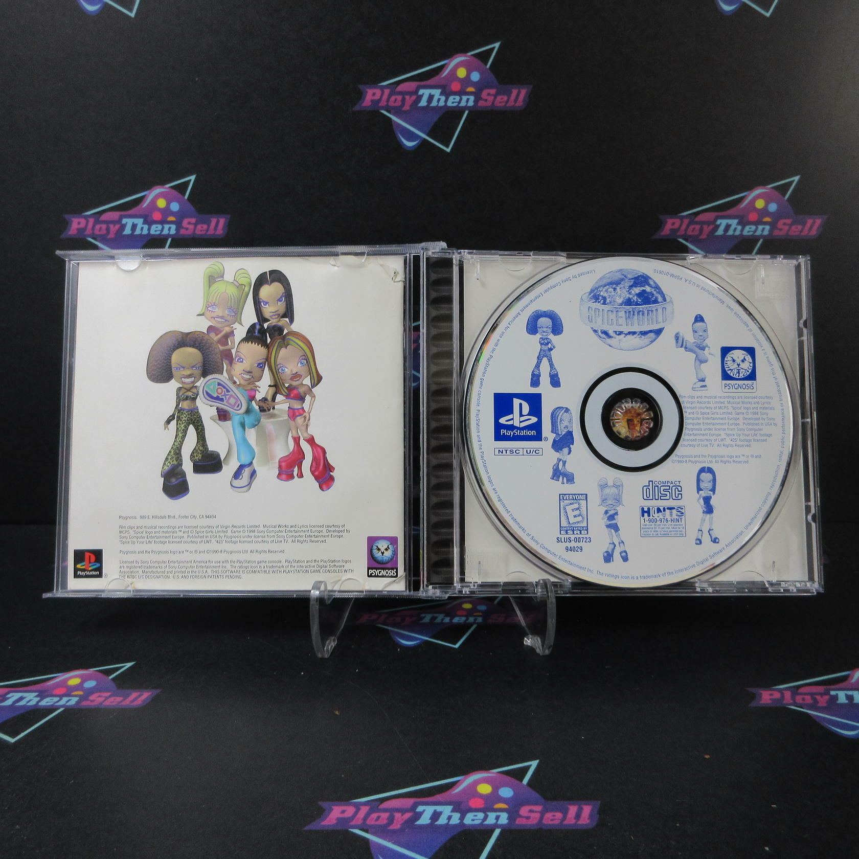 Spice World + Reg Card PS1 PlayStation 1 MD Complete CIB - Very Good