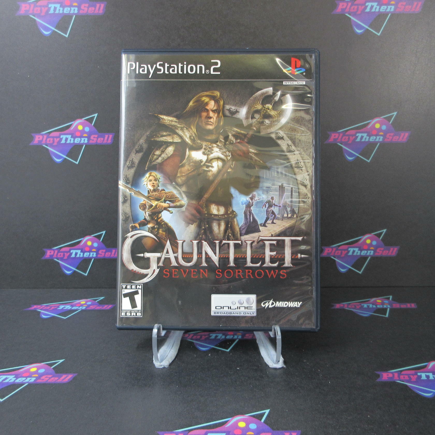 Gauntlet Seven Sorrows PS2 PlayStation 2 + Reg Card - Like New