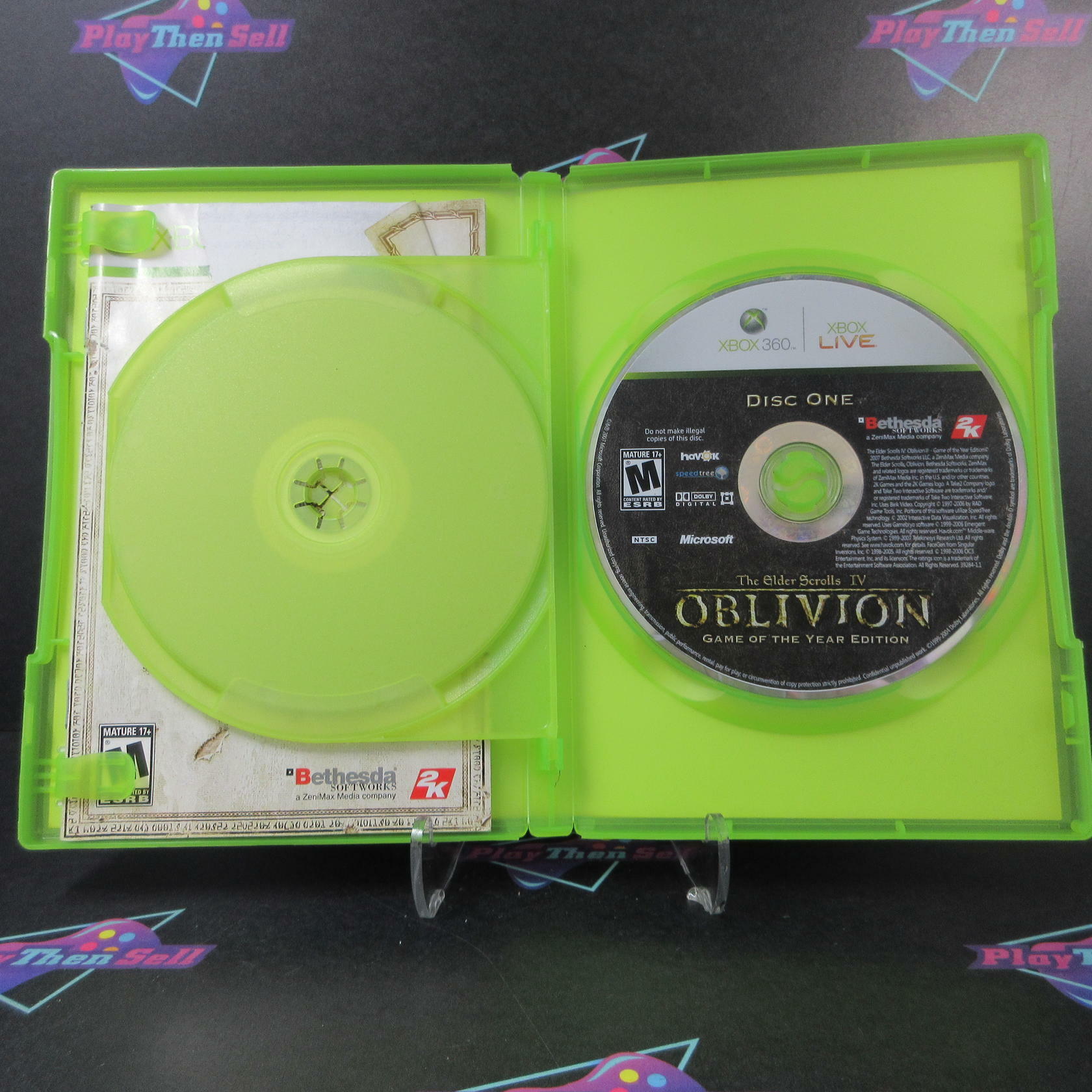 The Elder Scrolls IV Oblivion GOTY Edition Xbox 360 MD - Very Good