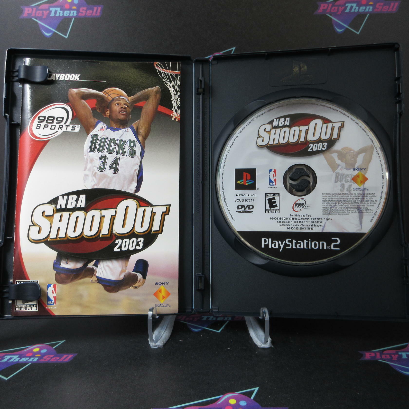 NBA Shootout 2003 PS2 PlayStation 2 + Reg Card - Like New