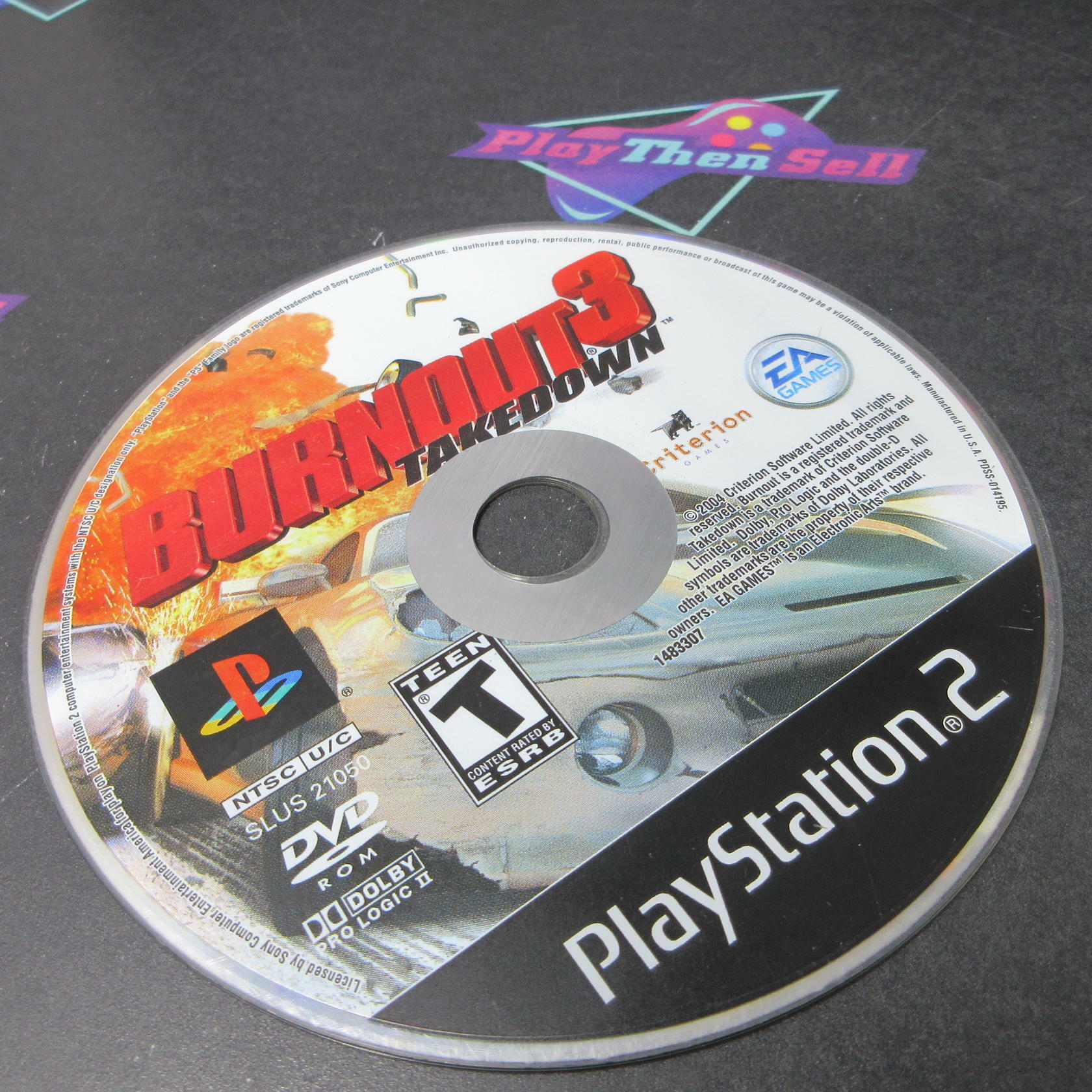 Burnout 3 Takedown PS2 PlayStation 2 DD Complete CIB - Very Good
