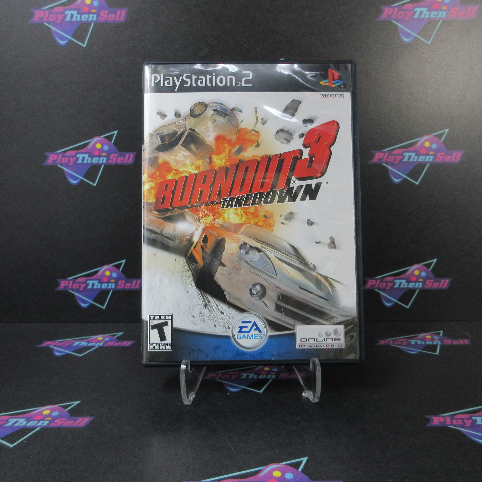 Burnout 3 Takedown PS2 PlayStation 2 DD Complete CIB - Very Good