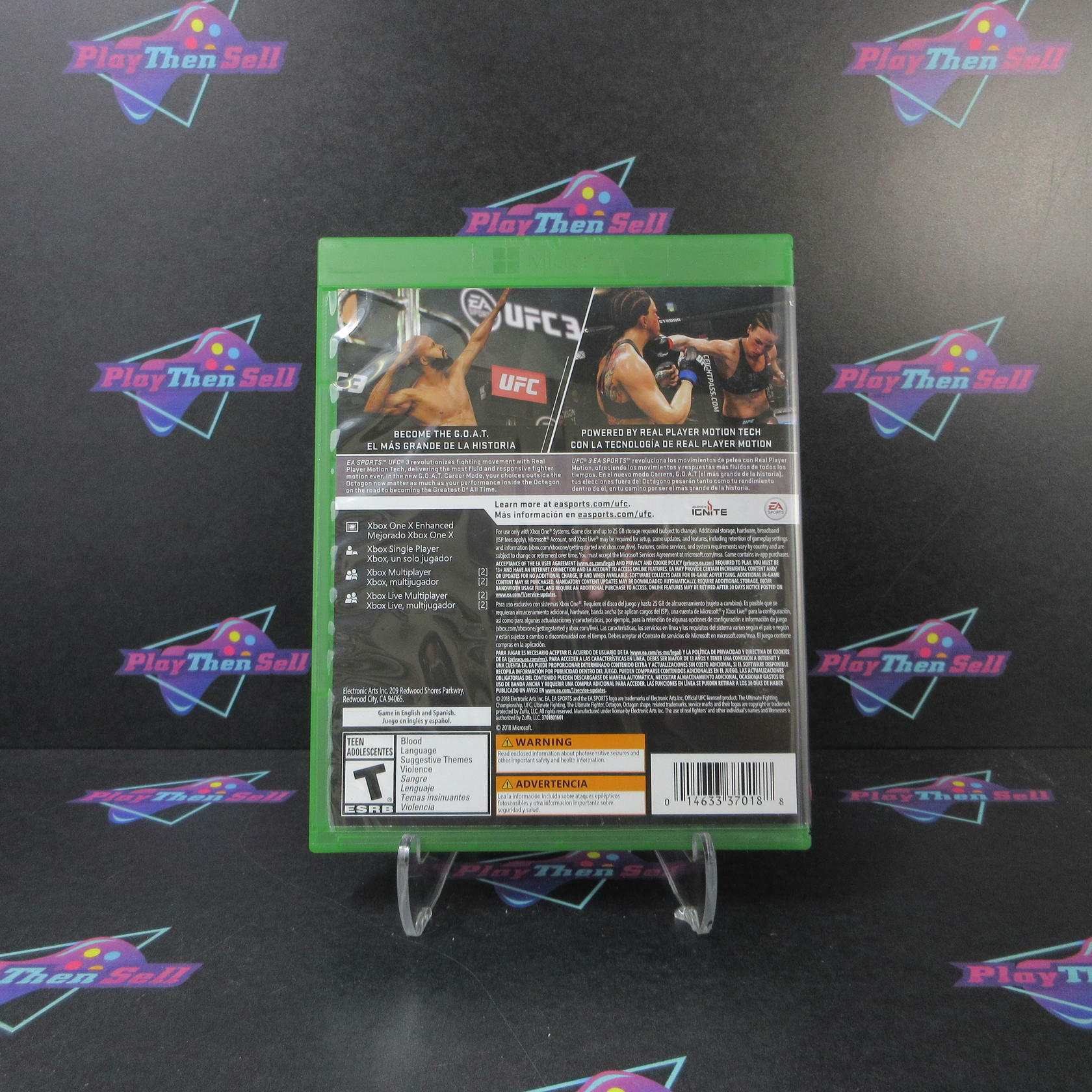 UFC 3 Xbox One AD Complete CIB - Very Good