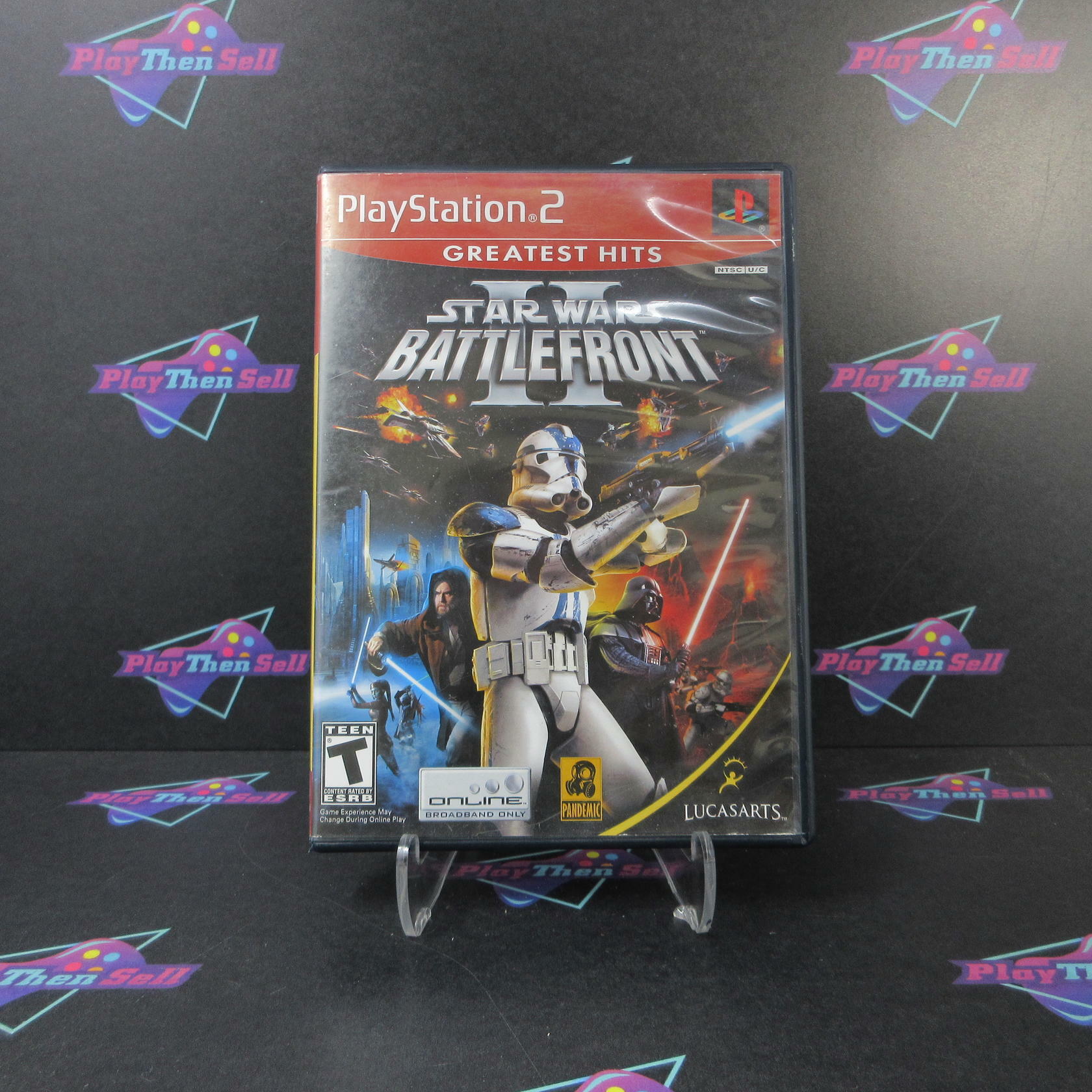 Star Wars Battlefront 2 PS2 PlayStation 2 GH Complete - Very Good