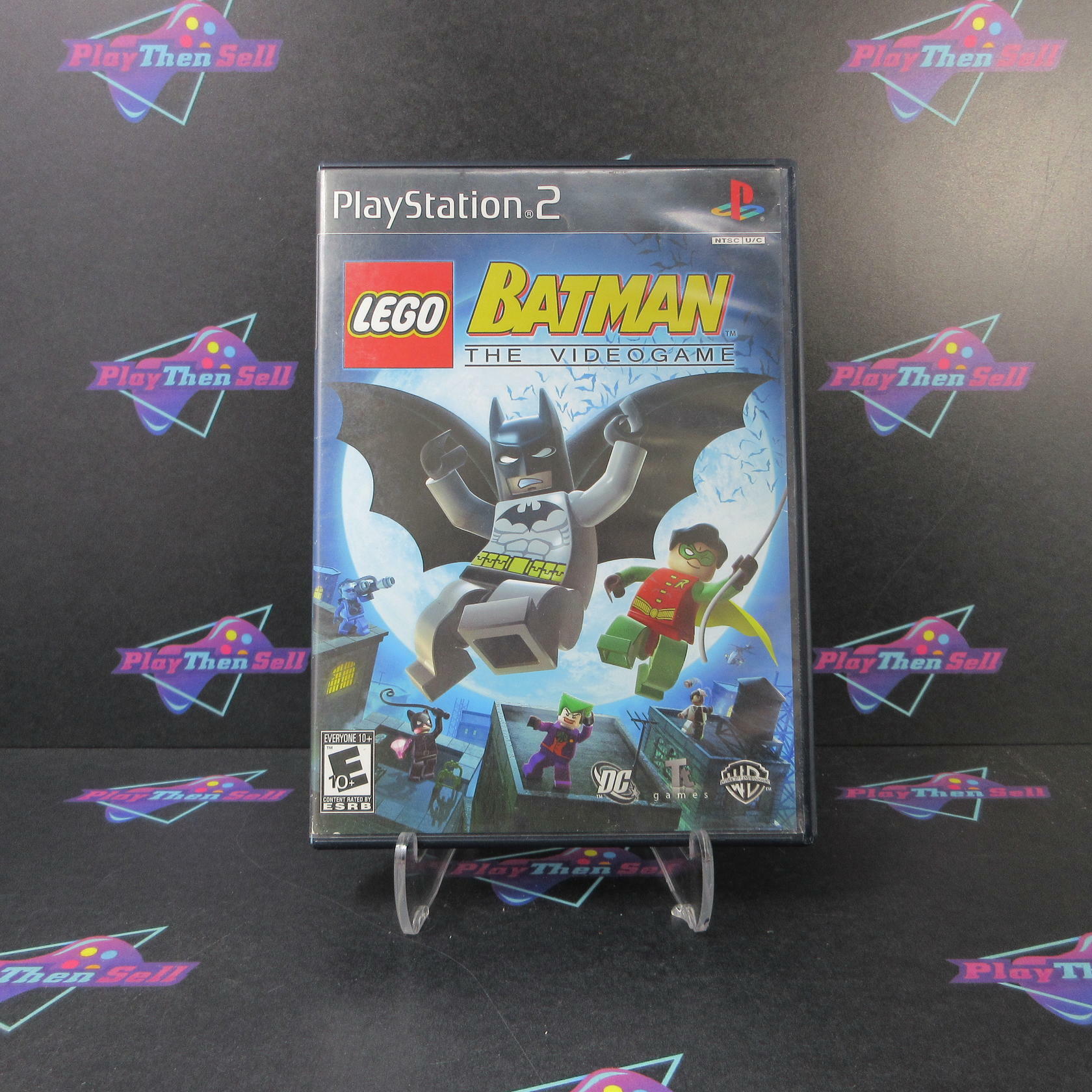 LEGO Batman PS2 PlayStation 2 AD/MD Complete CIB - Very Good