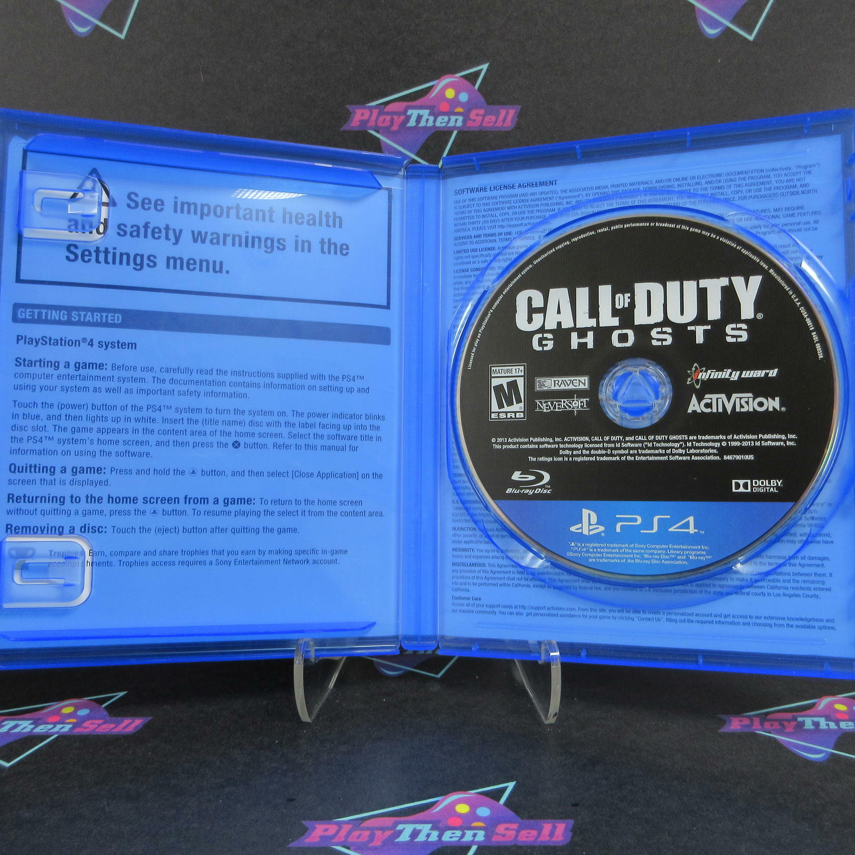 Call of Duty Ghosts PS4 PlayStation 4 AD Complete CIB - Very Good