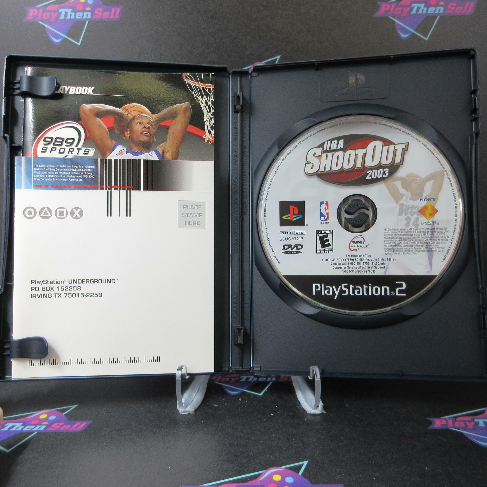 NBA Shootout 2003 PS2 PlayStation 2 + Reg Card - Like New