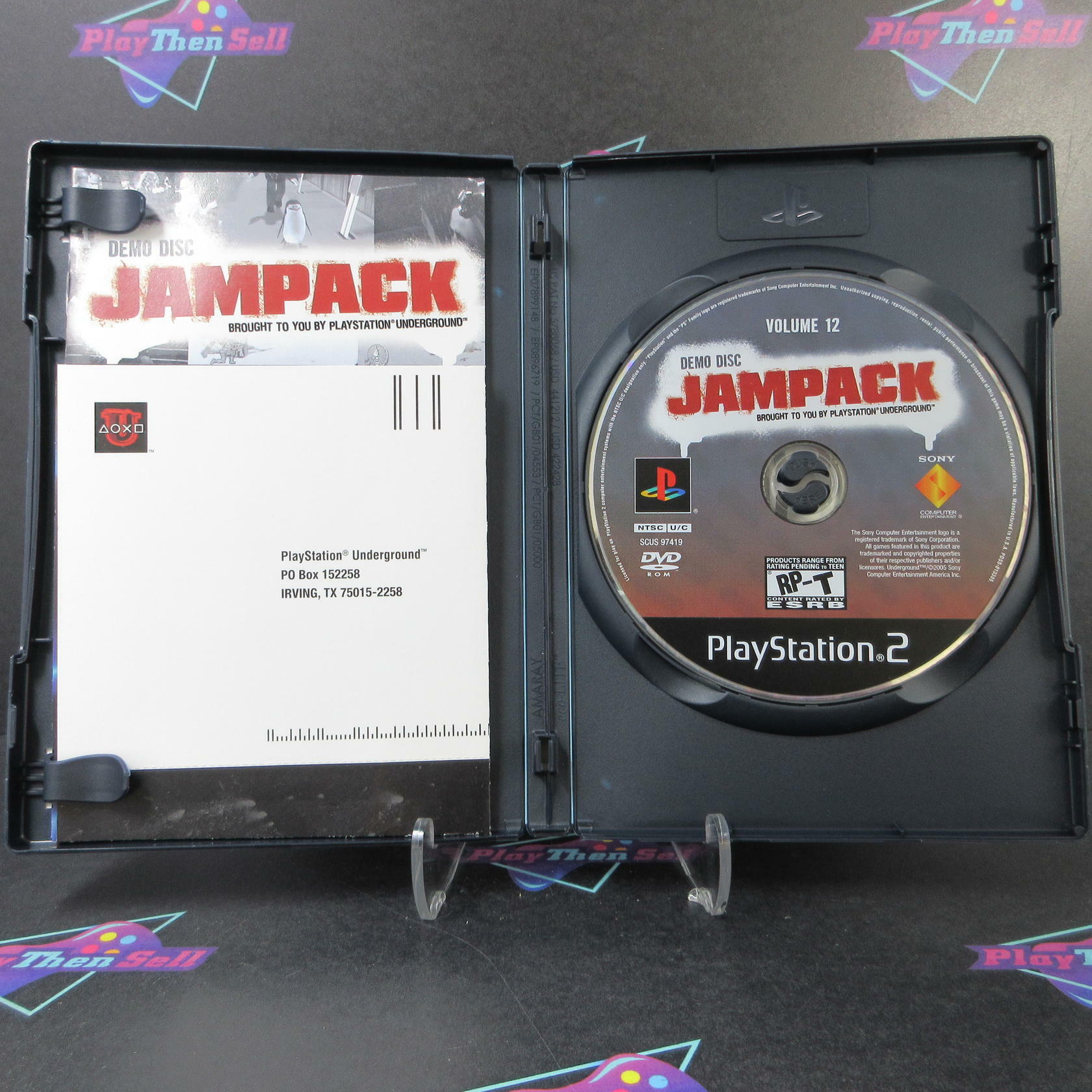 Jampack Demo Disc Volume 12 PS2 PlayStation 2 + Reg Card - Like New