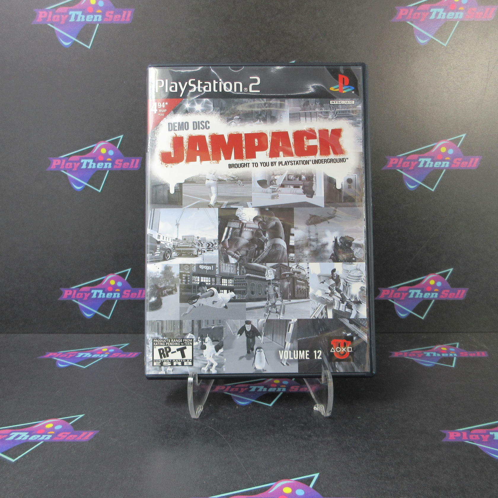 Jampack Demo Disc Volume 12 PS2 PlayStation 2 + Reg Card - Like New