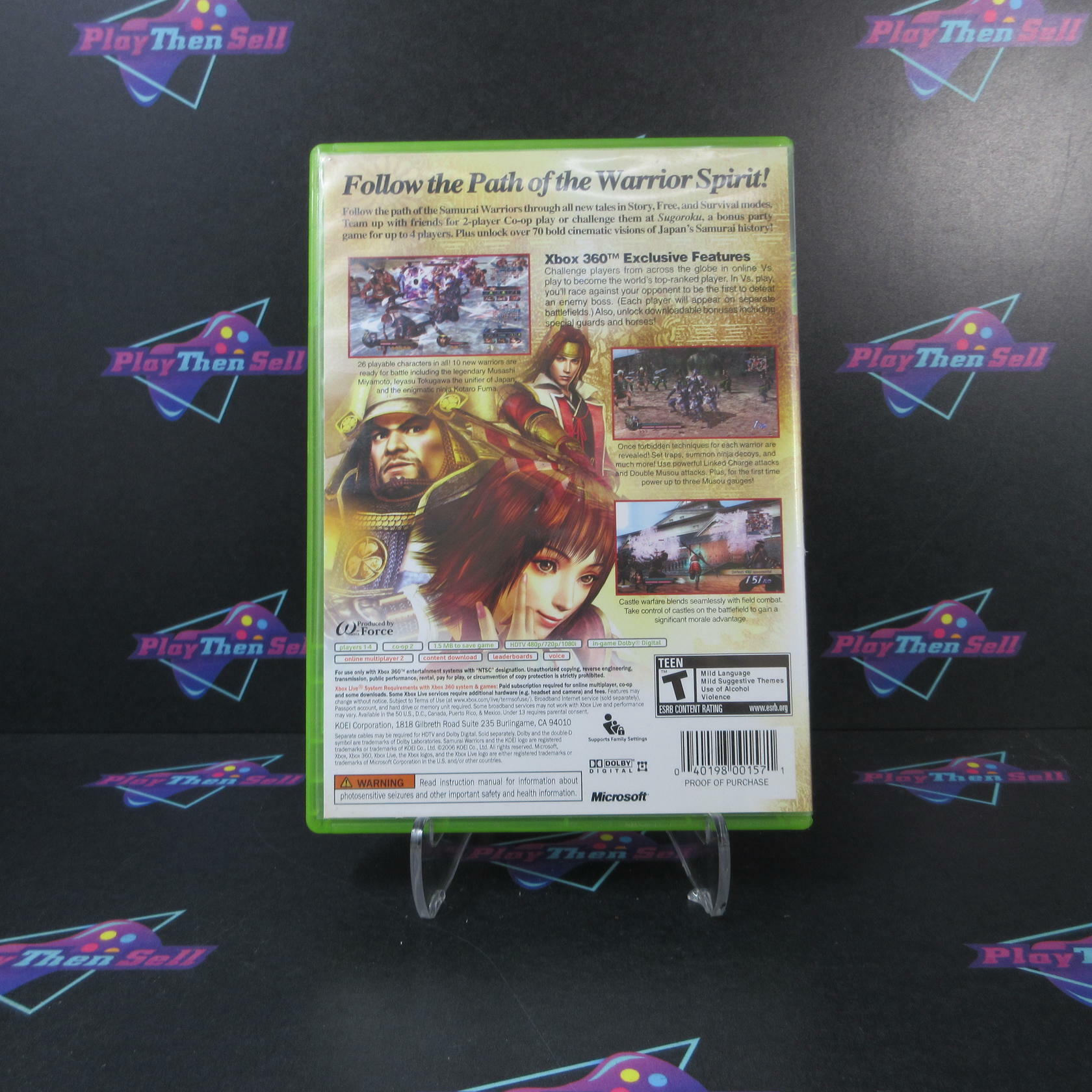 Samurai Warriors 2 Xbox 360 AD/NM - Very Good