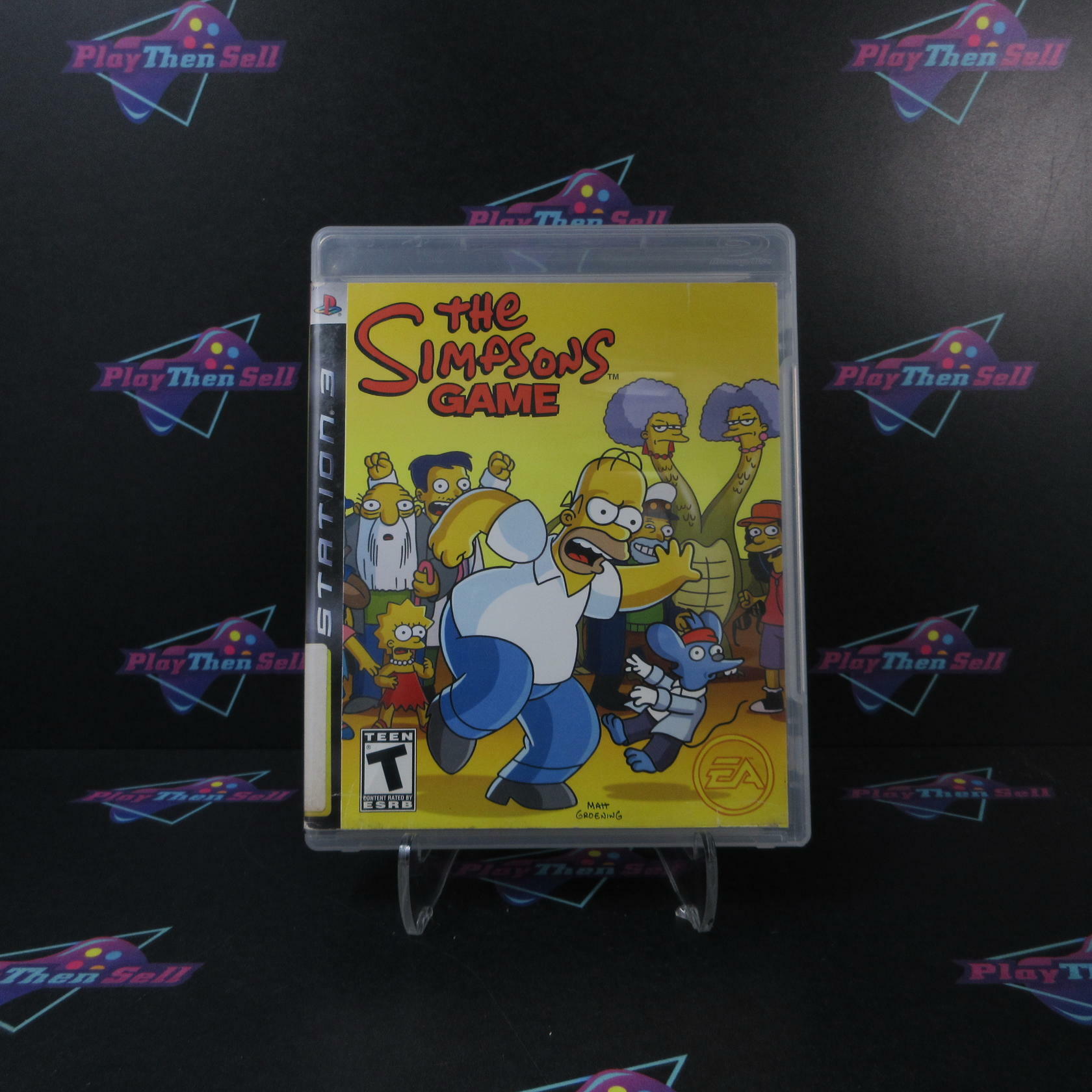 The Simpsons Game PS3 PlayStation 3 AD/NM - Very Good