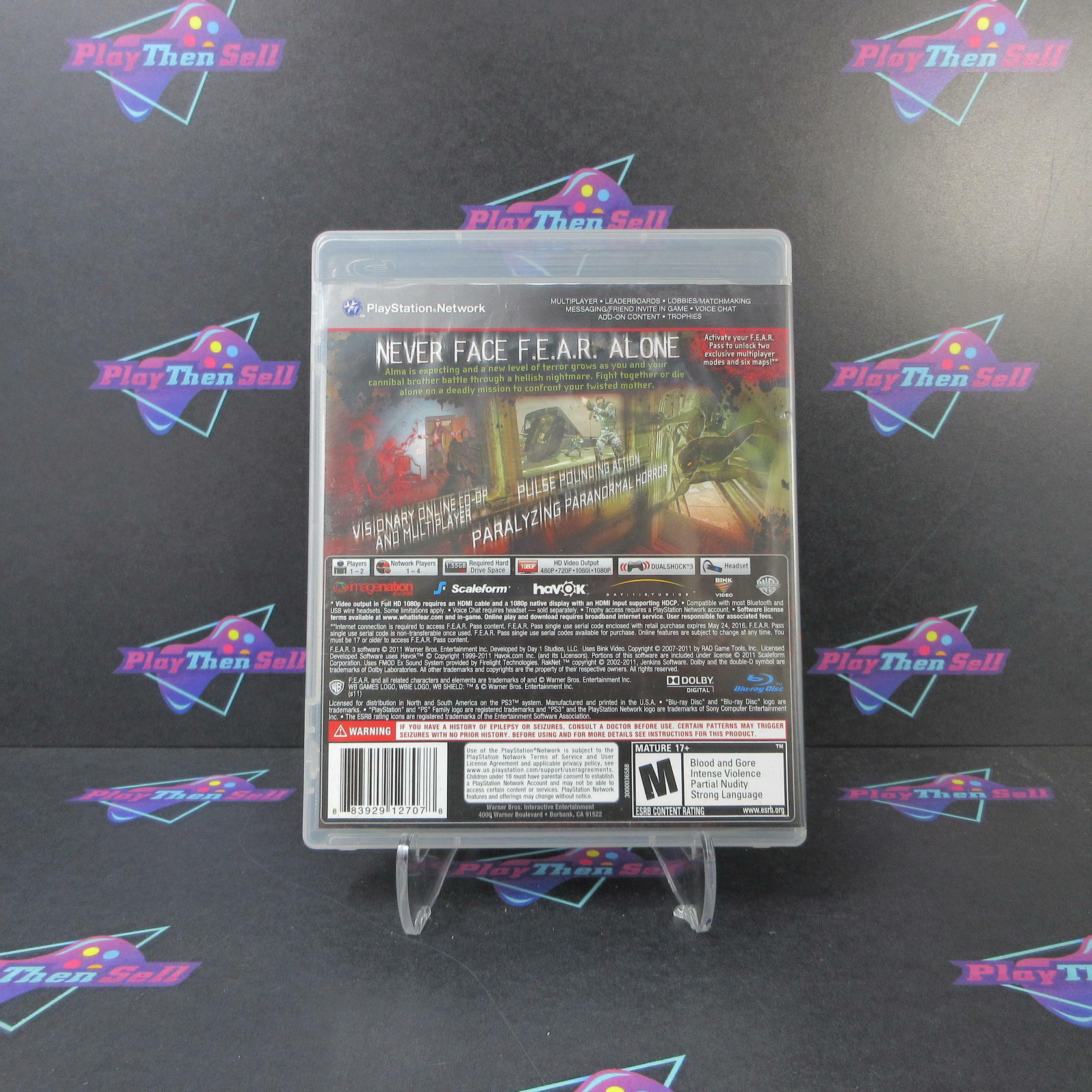 F.E.A.R. 3 PS3 PlayStation 3 AD Complete CIB - Very Good