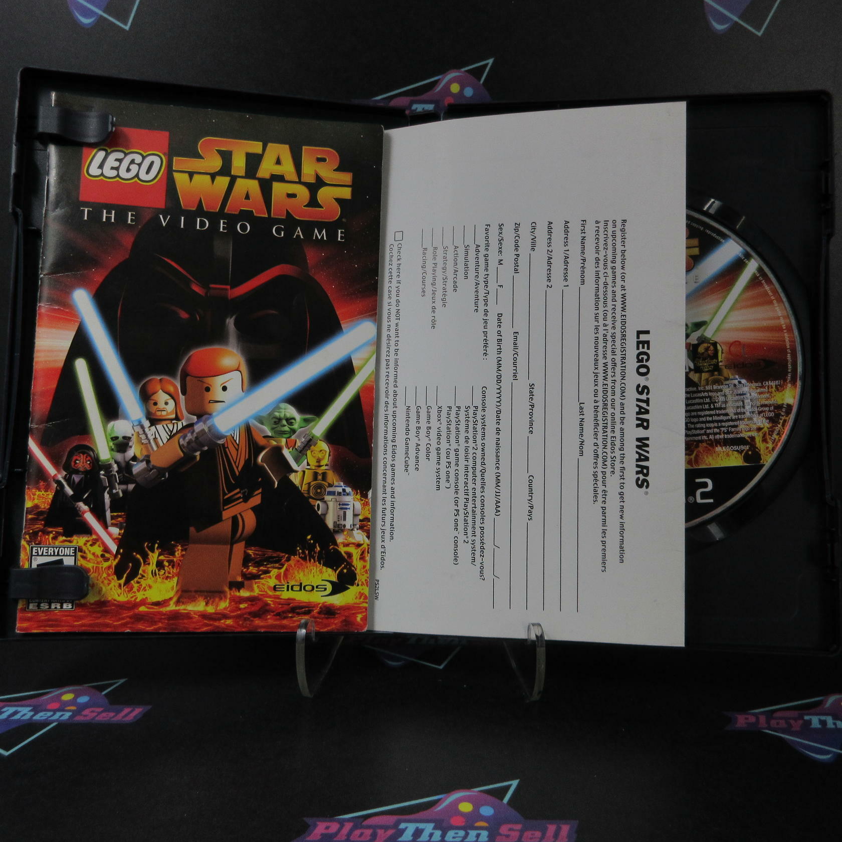 LEGO Star Wars PS2 PlayStation 2 + Reg Card - Like New