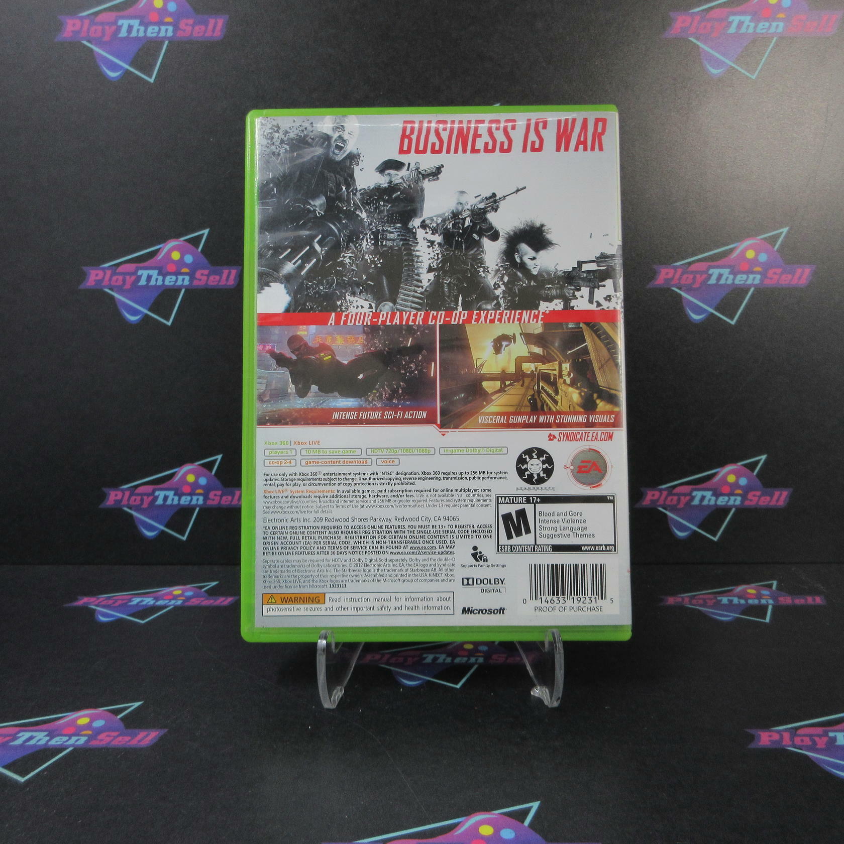 Syndicate Xbox 360 AD Complete CIB - Very Good
