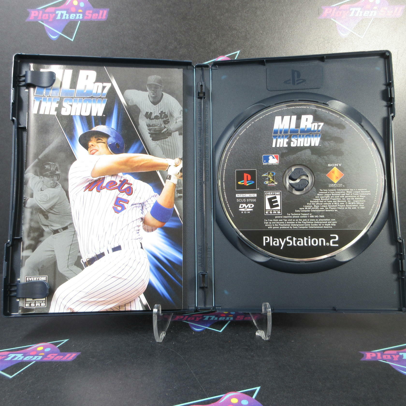MLB 07 The Show PS2 PlayStation 2 + Reg Card - Like New