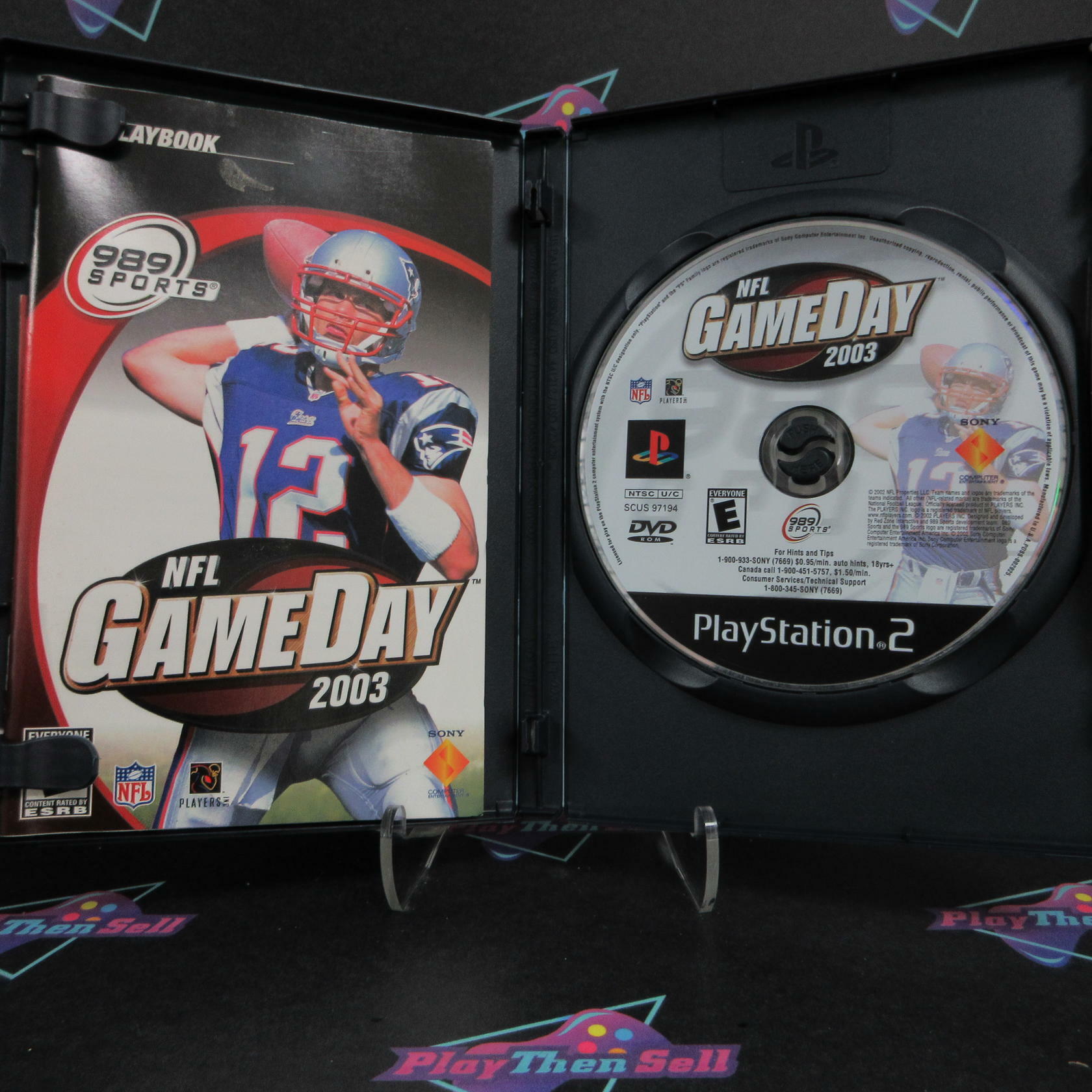 NFL GameDay 2003 PS2 PlayStation 2 + Reg Card - Like New