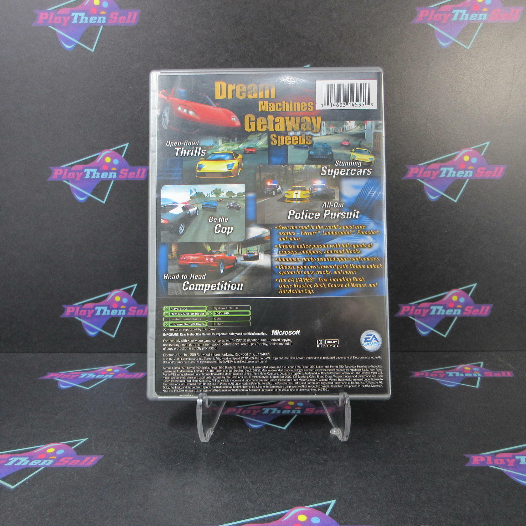 Need for Speed Hot Pursuit 2 PH Xbox AD Complete CIB - Very Good