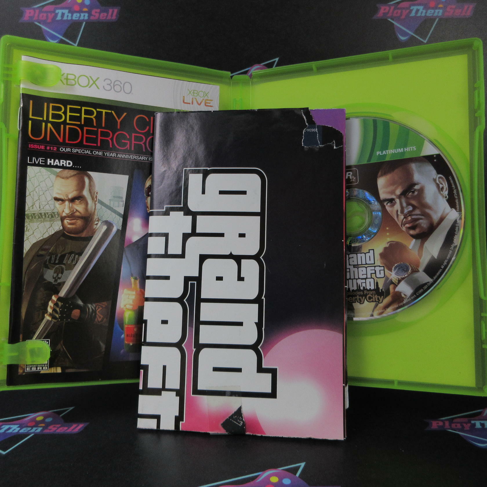 Grand Theft Auto Episodes From Liberty City PH Xbox 360 + Map - Like New