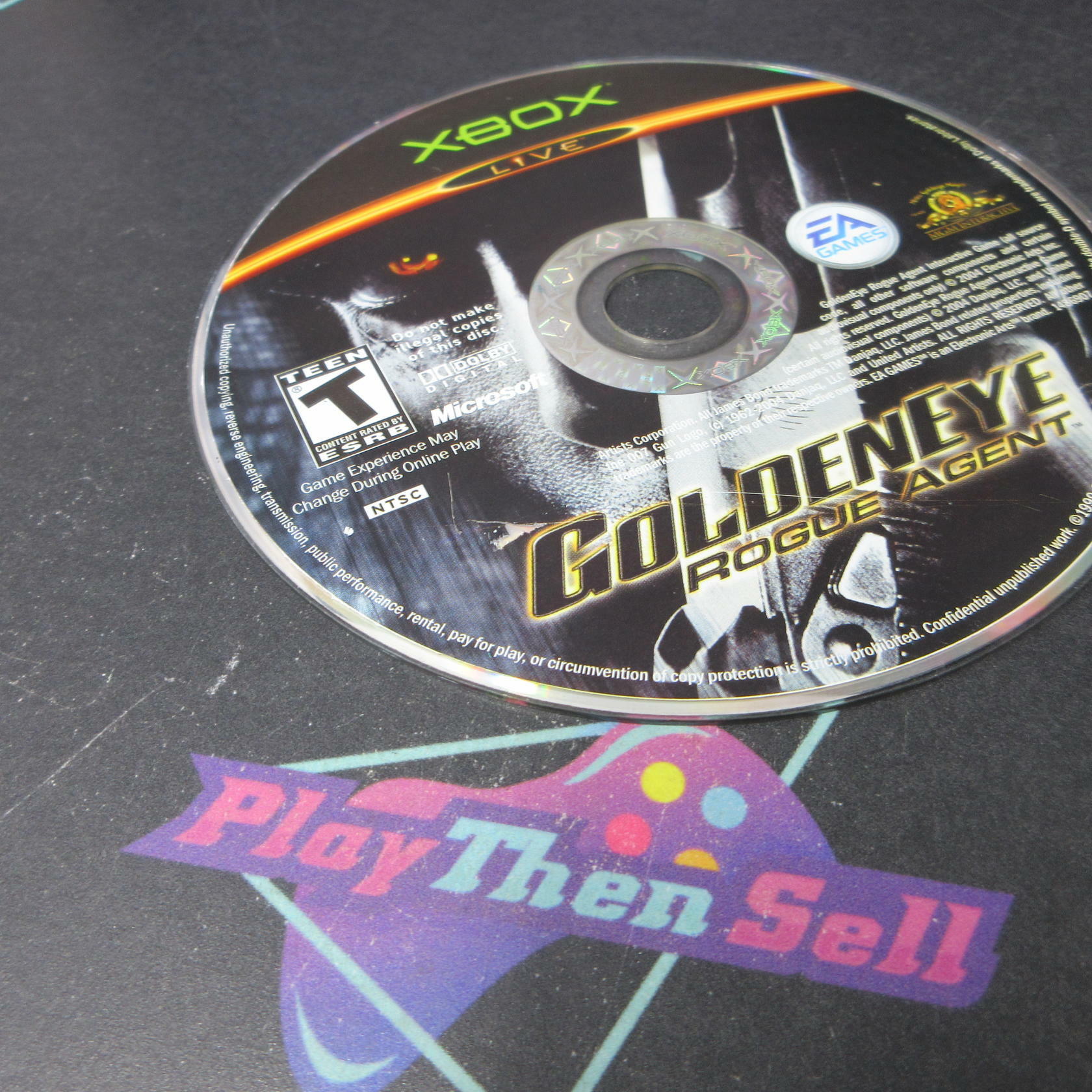 Goldeneye Rogue Agent Xbox DD Complete CIB - Very Good