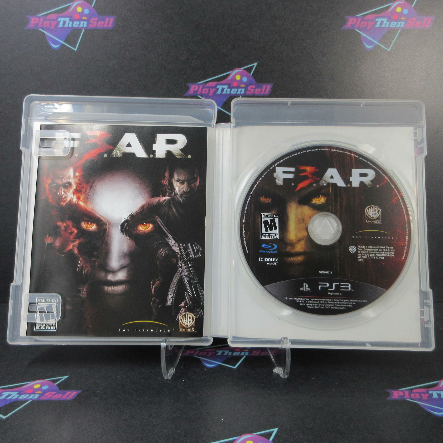 F.E.A.R. 3 PS3 PlayStation 3 AD Complete CIB - Very Good
