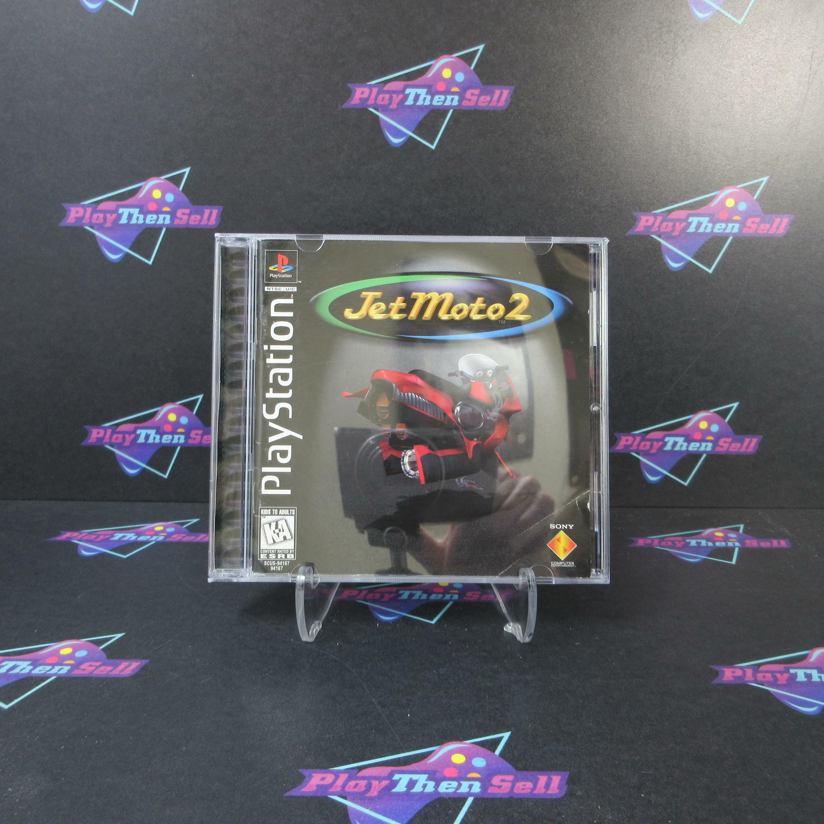Jet Moto 2 PS1 PlayStation 1 MD Complete CIB - Very Good