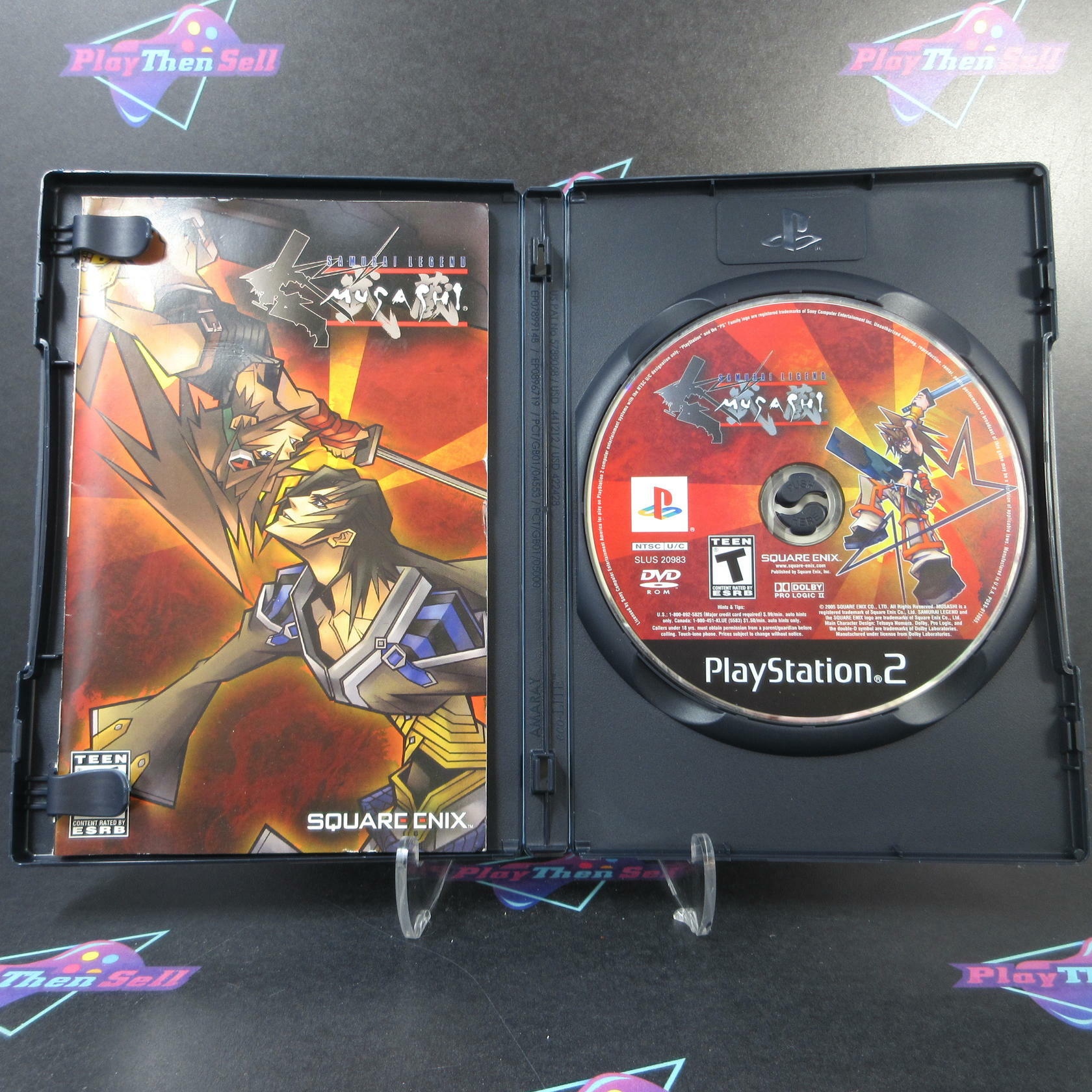 Musashi Samurai Legend PS2 PlayStation 2 AD + Reg Card Complete CIB - Very Good