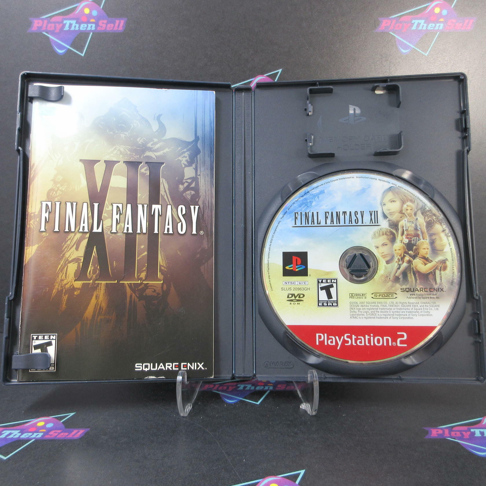 Final Fantasy XII GH PS2 PlayStation 2 AD + Reg Card Complete CIB - Very Good