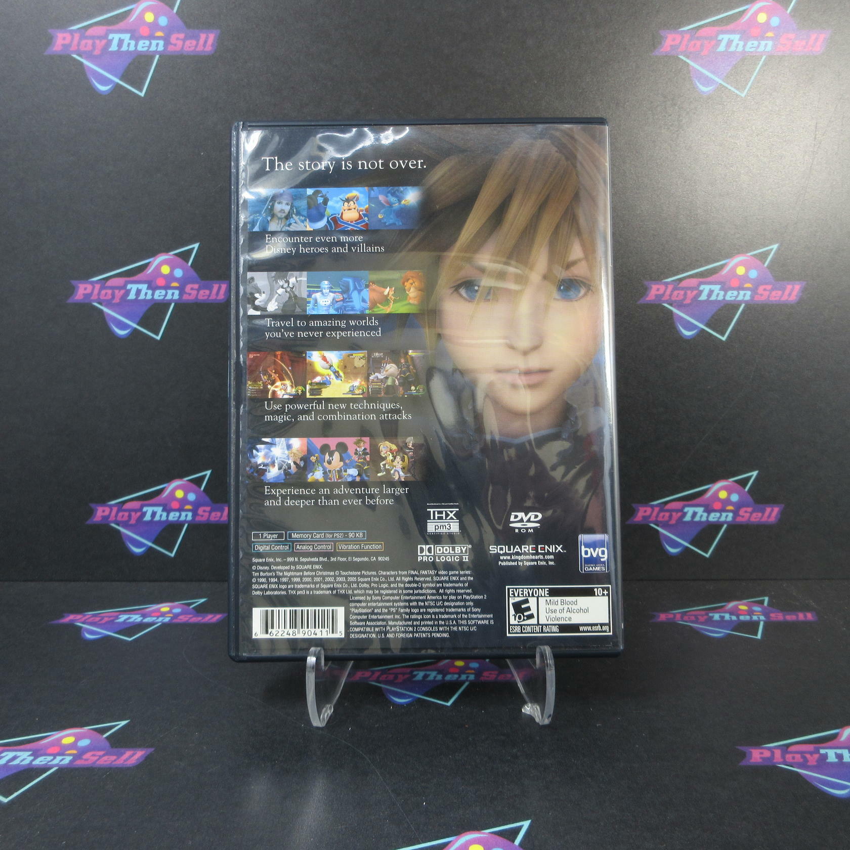Kingdom Hearts II PS2 PlayStation 2 DD/NM - Very Good