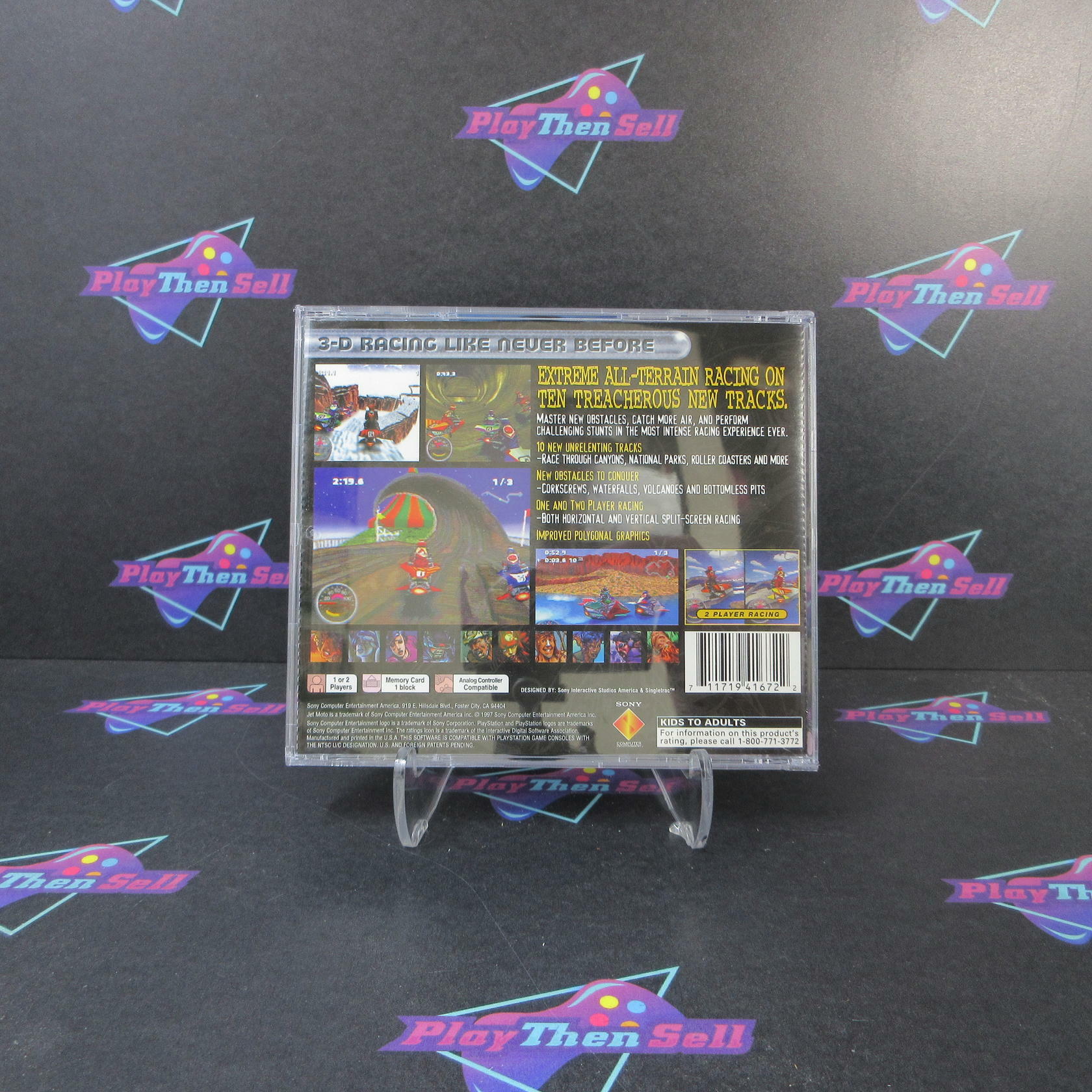 Jet Moto 2 PS1 PlayStation 1 MD Complete CIB - Very Good