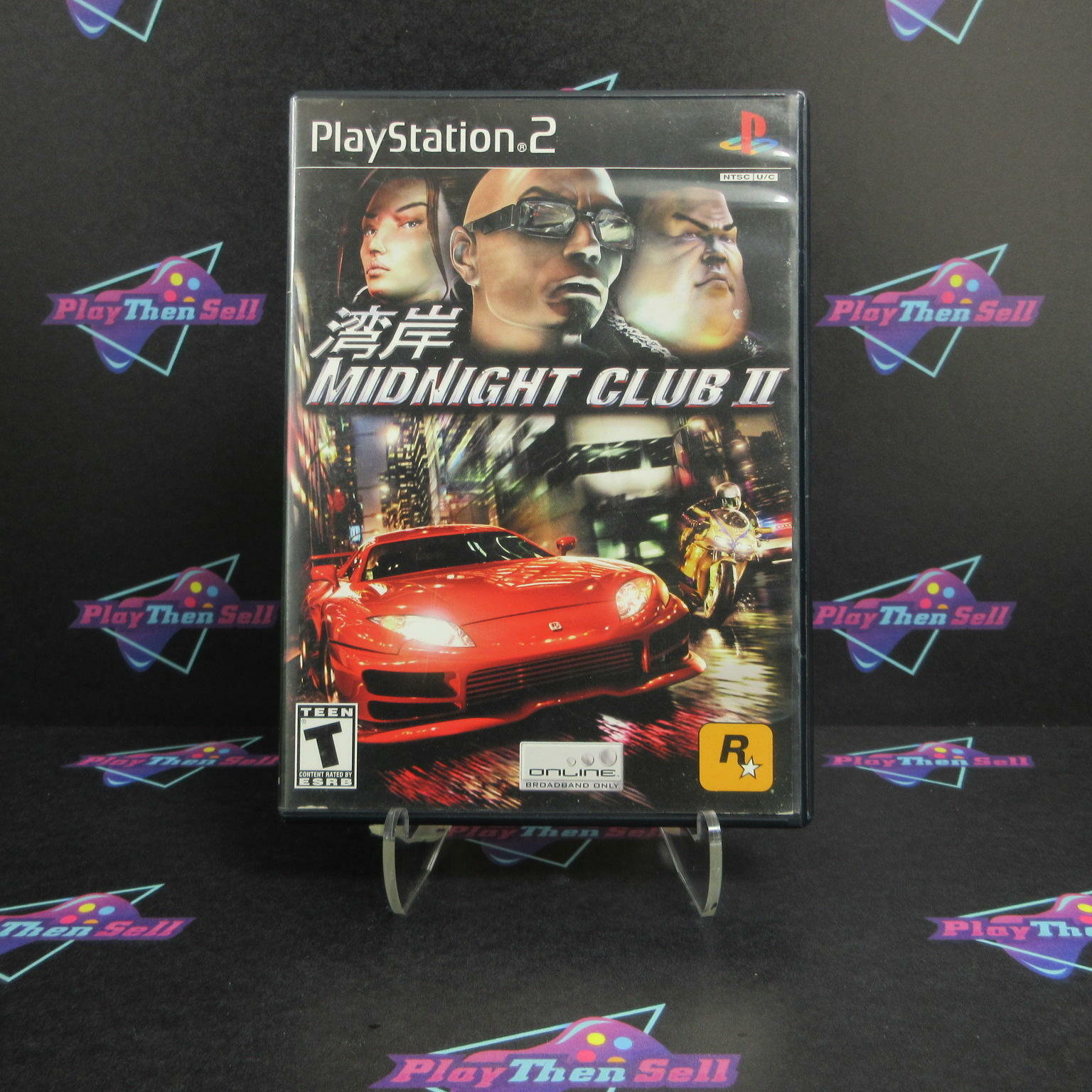 Midnight Club 2 II PS2 PlayStation 2 AD/NM - Very Good