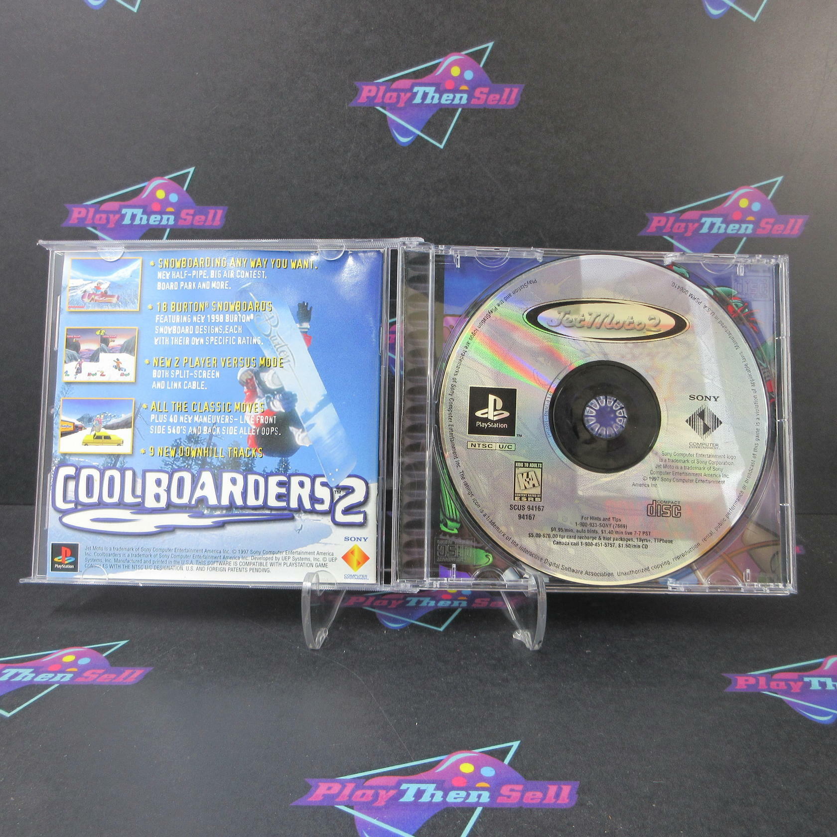 Jet Moto 2 PS1 PlayStation 1 MD Complete CIB - Very Good