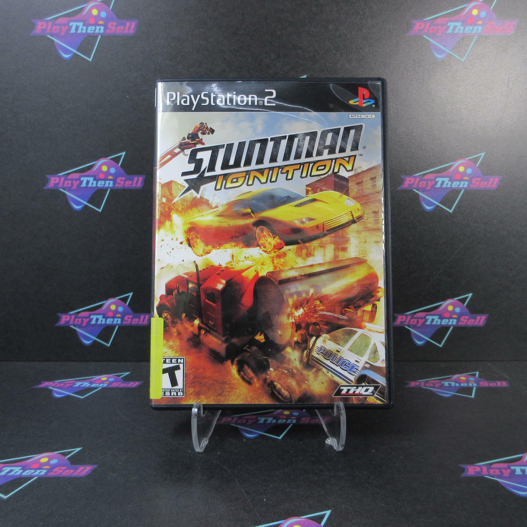 Stuntman Ignition PS2 PlayStation 2 AD + Poster Complete CIB - Very Good