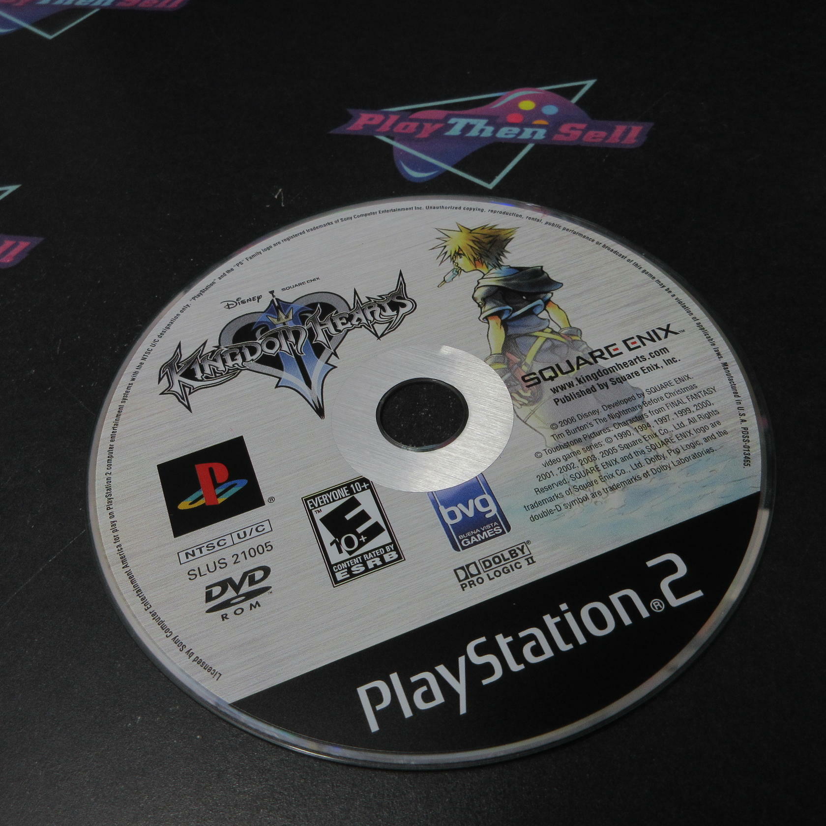Kingdom Hearts II PS2 PlayStation 2 DD/NM - Very Good