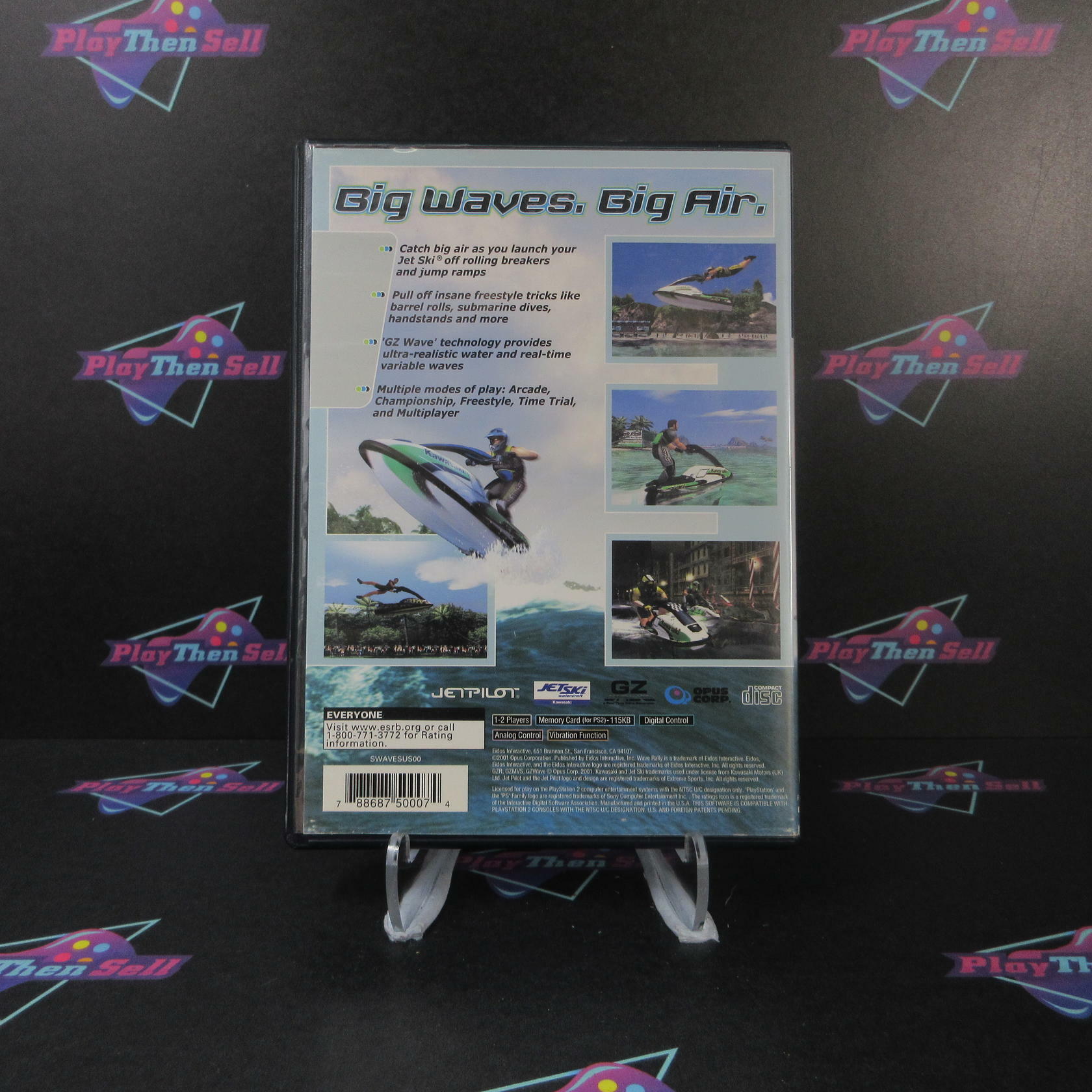 Wave Rally PS2 PlayStation 2 AD + Reg Card Complete CIB - Very Good