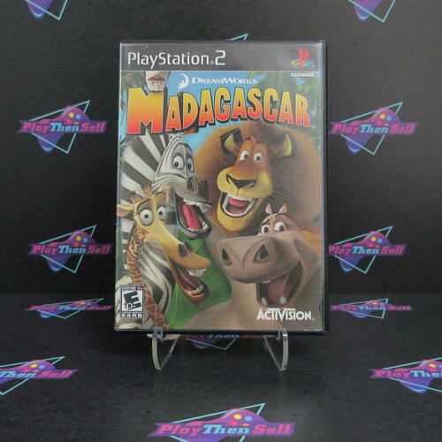 Madagascar PS2 PlayStation 2 AD Complete CIB - Very Good