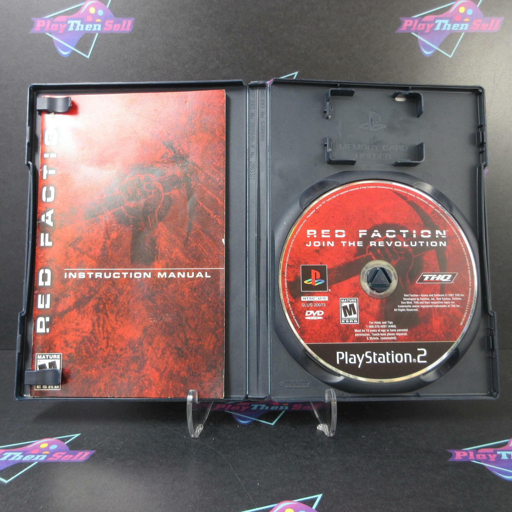 Red Faction GH BL Disc PS2 PlayStation 2 AD Complete CIB - Very Good