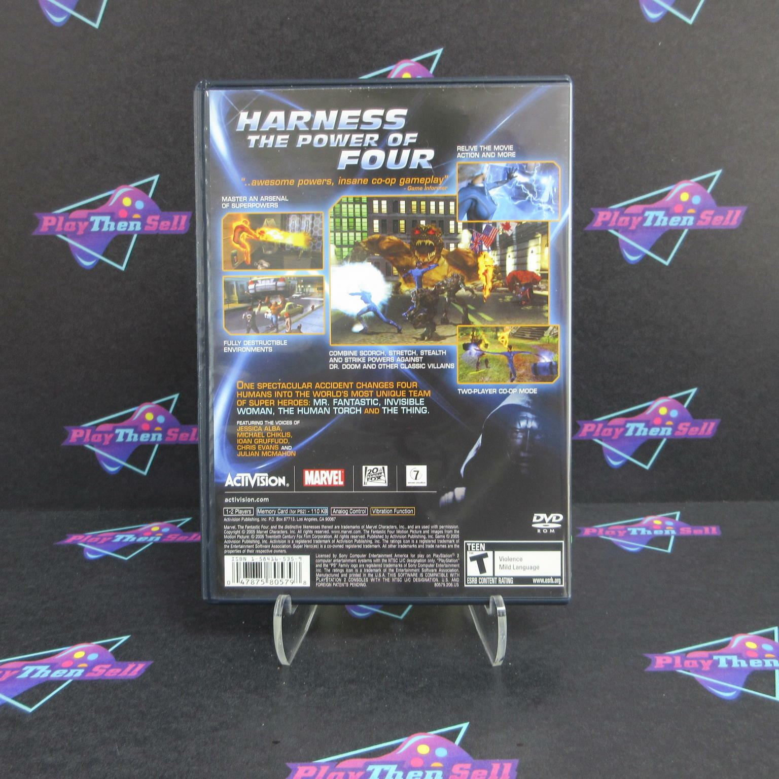 Fantastic Four PS2 PlayStation 2 - Very Good