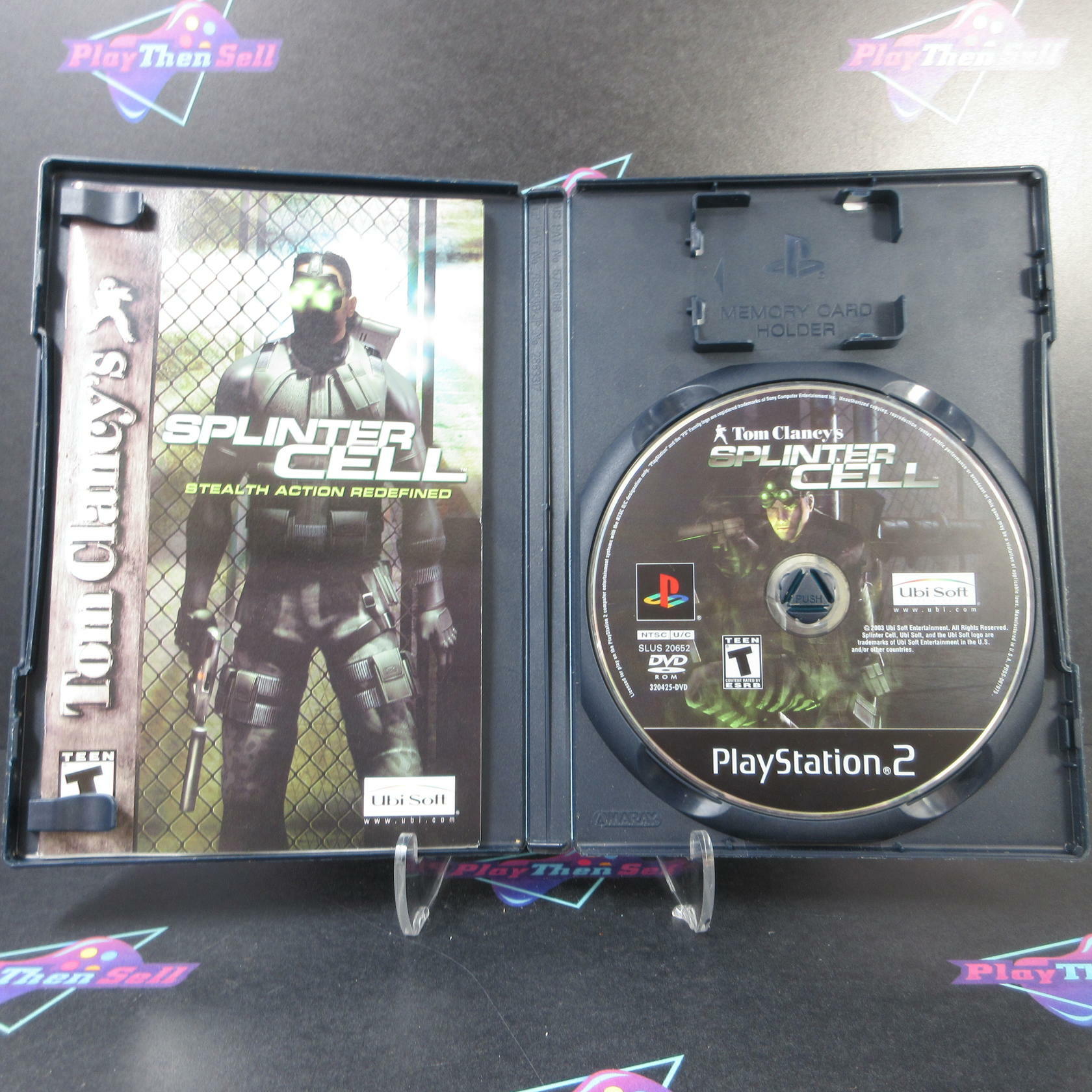 Tom Clancy's Splinter Cell PS2 PlayStation 2 AD Complete CIB - Very Good