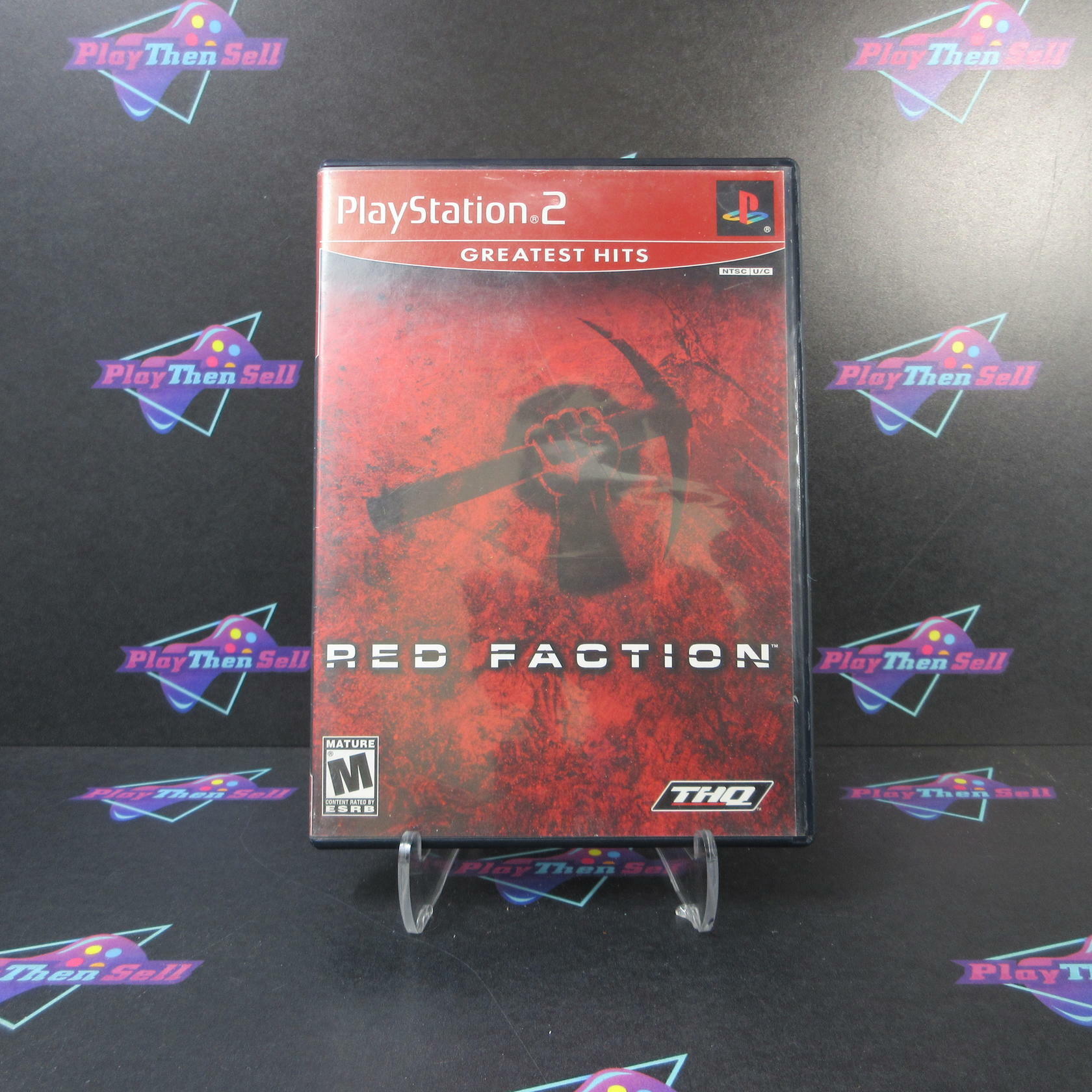 Red Faction GH BL Disc PS2 PlayStation 2 AD Complete CIB - Very Good