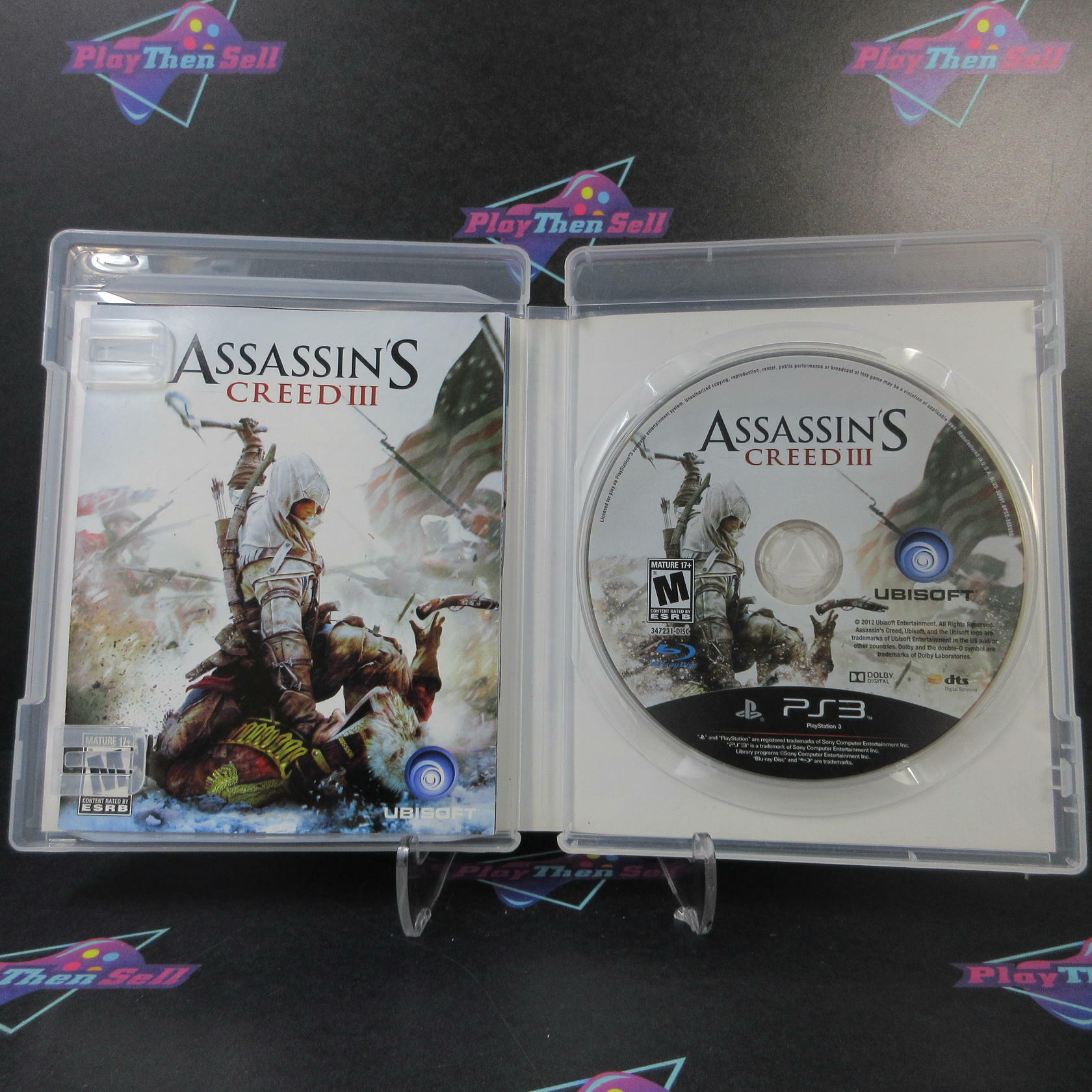 Assassin's Creed III Walmart Edition PS3 PlayStation 3 AD Complete CIB - Very Good