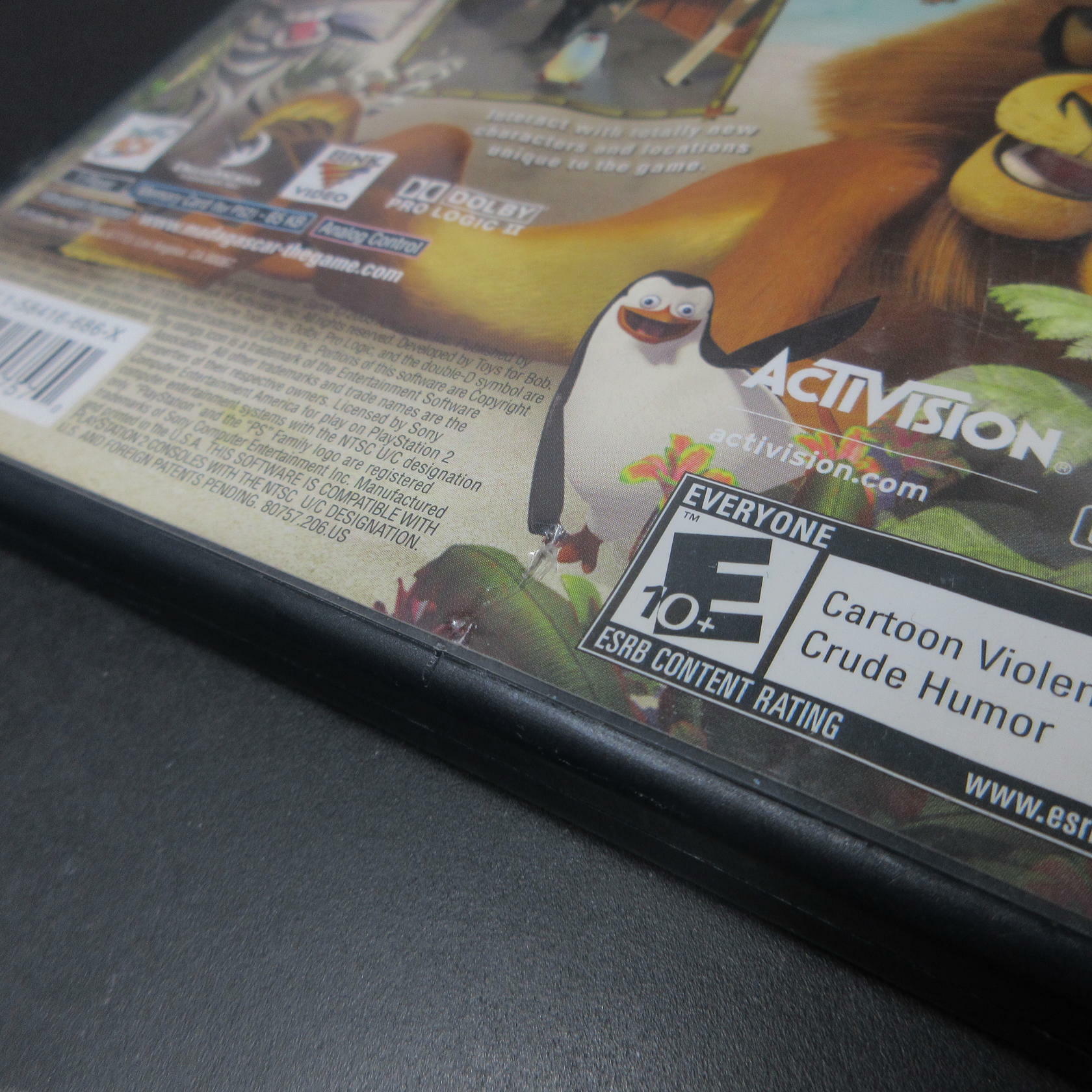 Madagascar PS2 PlayStation 2 AD Complete CIB - Very Good
