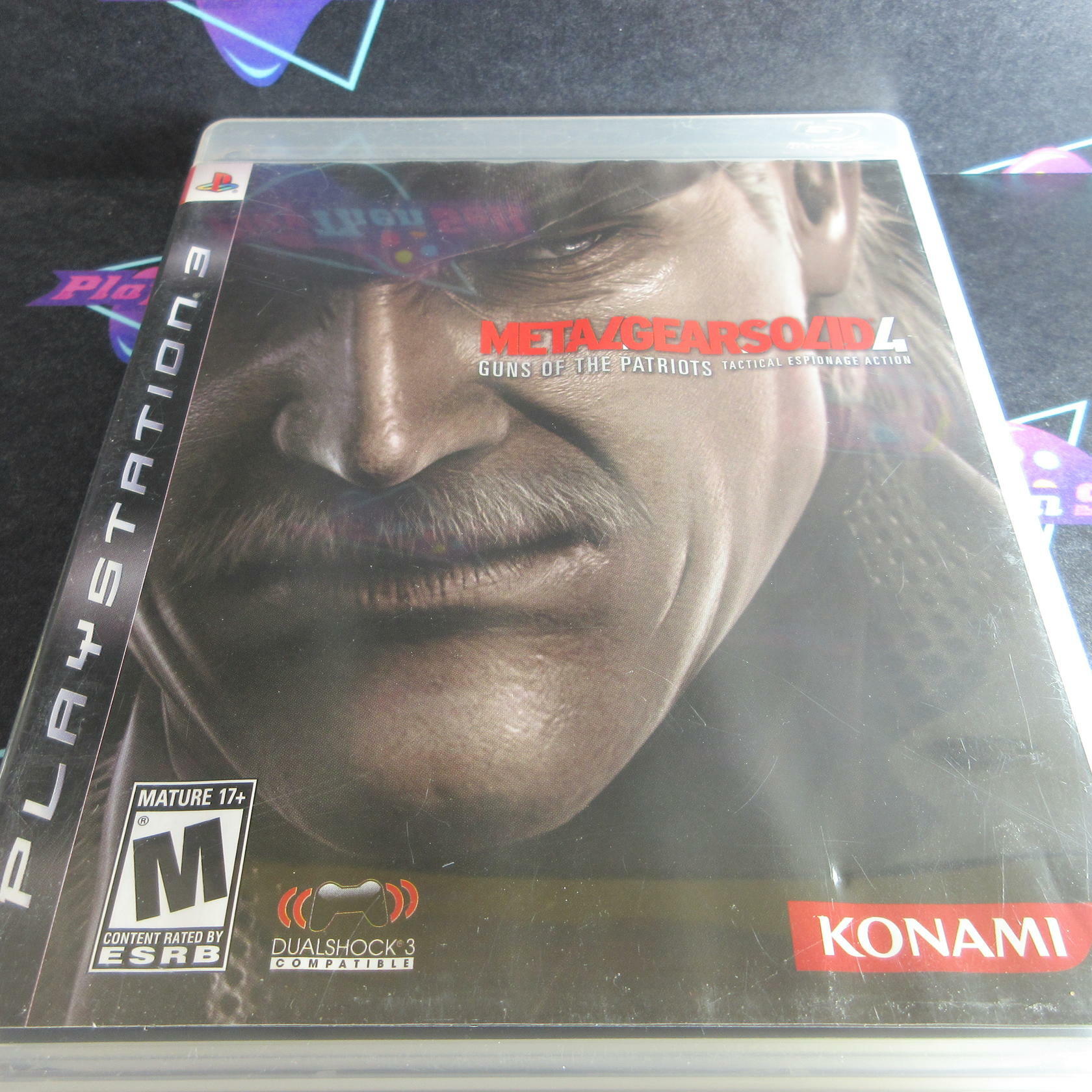Metal Gear Solid 4 Guns of the Patriots PS3 PlayStation 3 AD Complete - Very Good