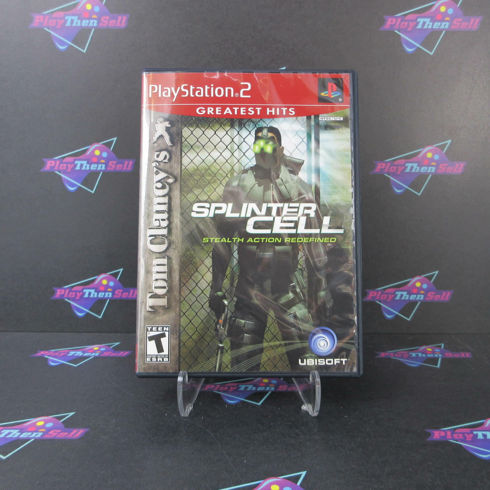 Tom Clancy's Splinter Cell PlayStation 2 PS2 GH - Very Good