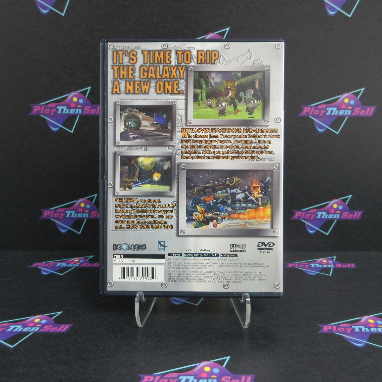 Ratchet & Clank PS2 PlayStation 2 - Very Good