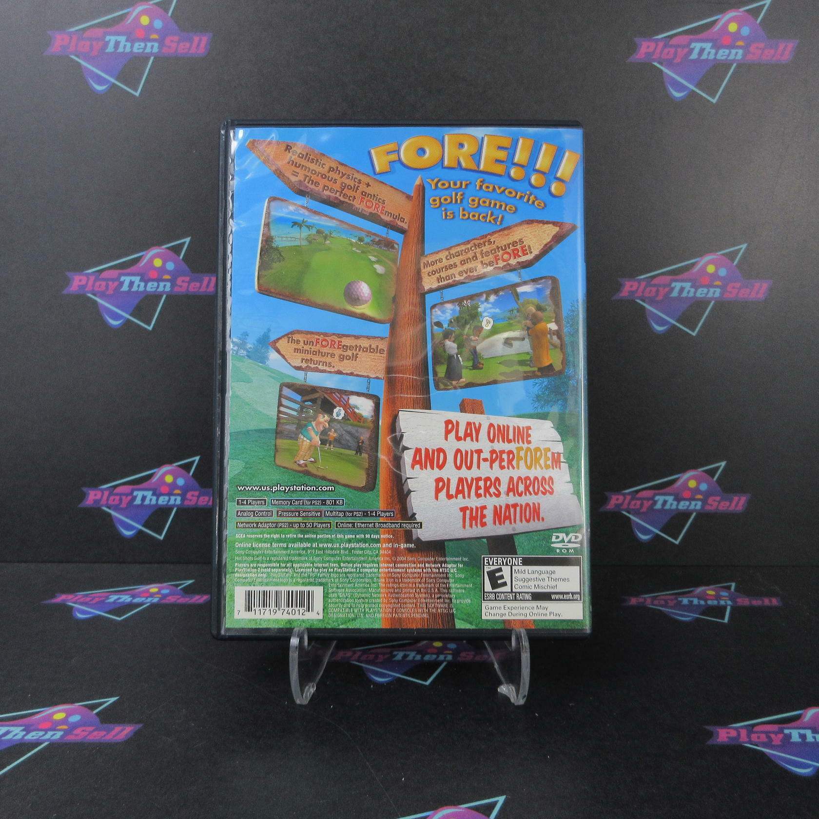 Hot Shots Golf Fore PS2 PlayStation 2 AD/NM - Very Good