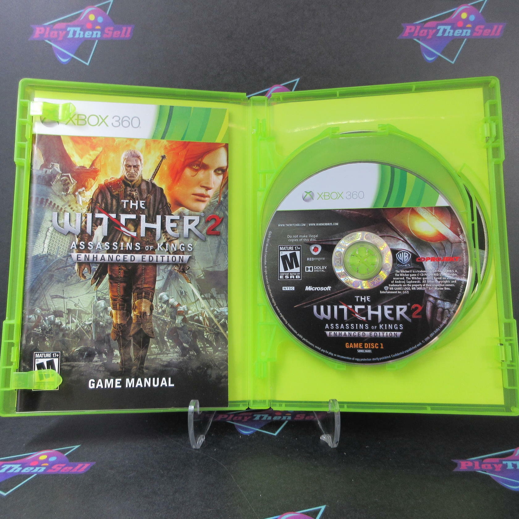 The Witcher 2 Assassins Of Kings Enhanced Xbox 360 + Map/CD/Sleeve/Handbook - Like New