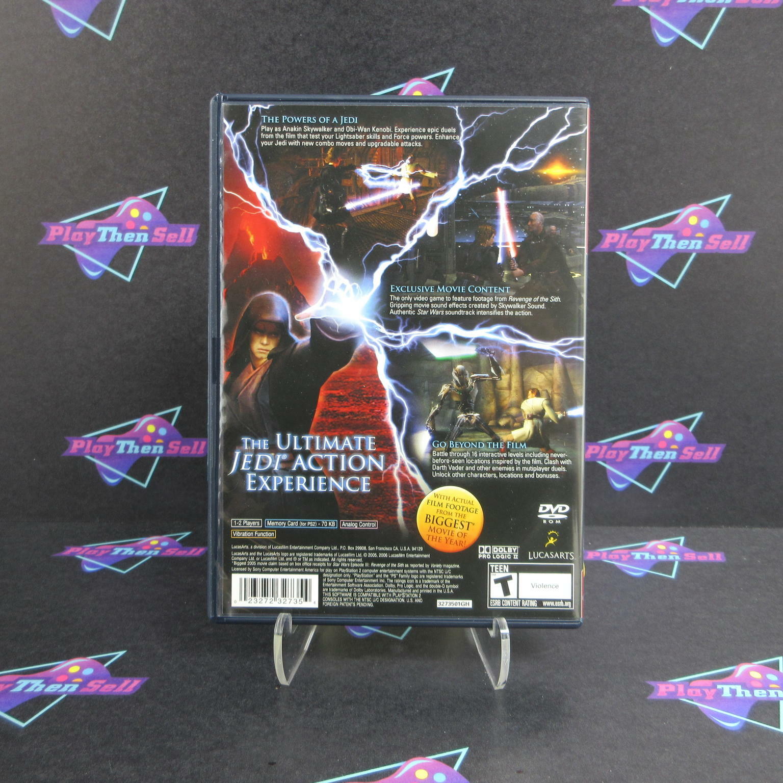 Star Wars Episode III Revenge of the Sith PS2 PlayStation 2 GH + Reg Card Complete - Excellent