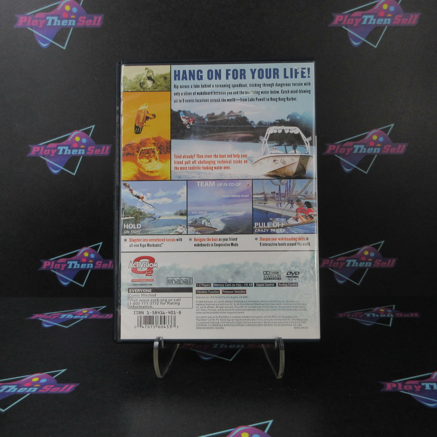 Wakeboarding Unleashed PS2 PlayStation 2 + Reg Card - Like New