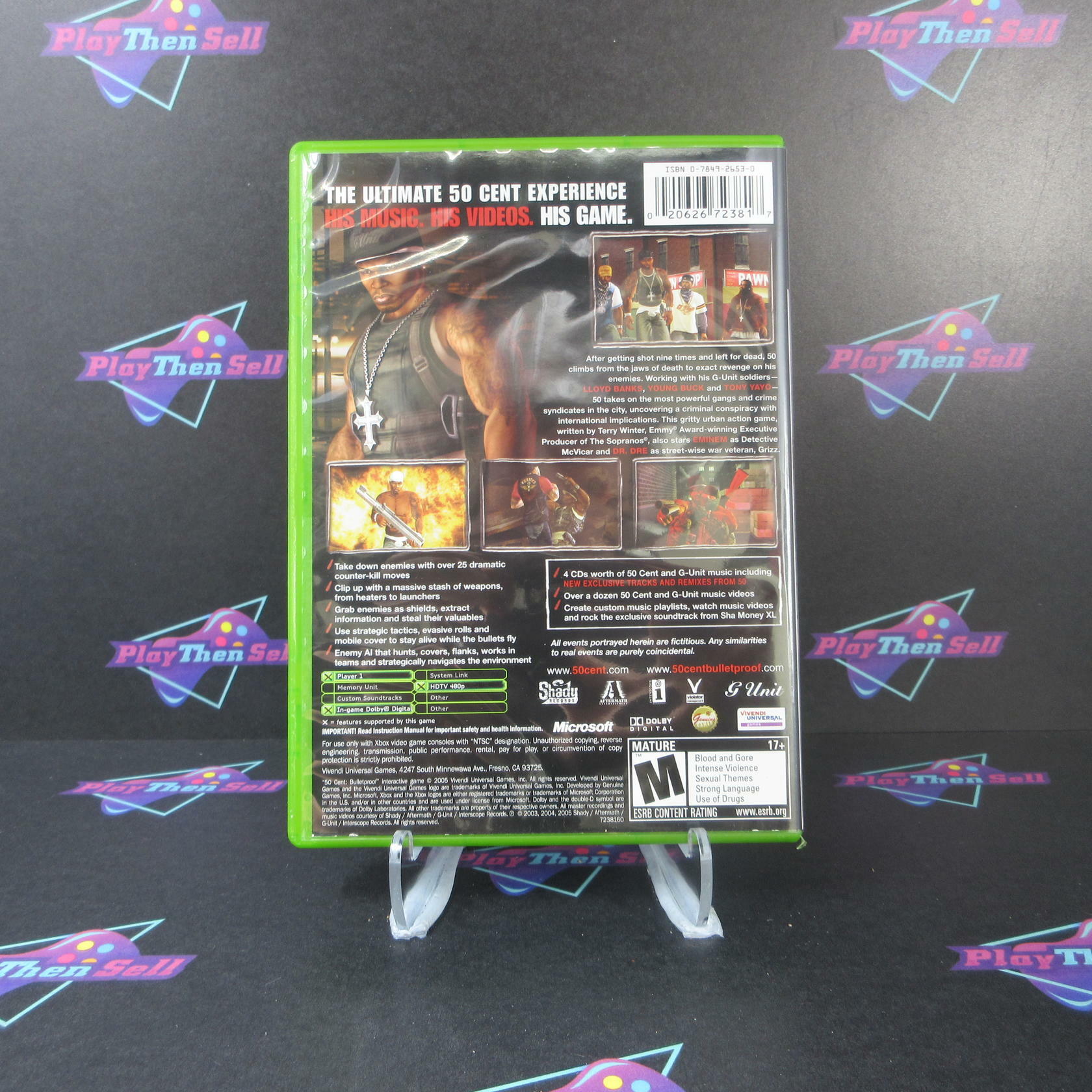 50 Cent Bulletproof Xbox - Like New